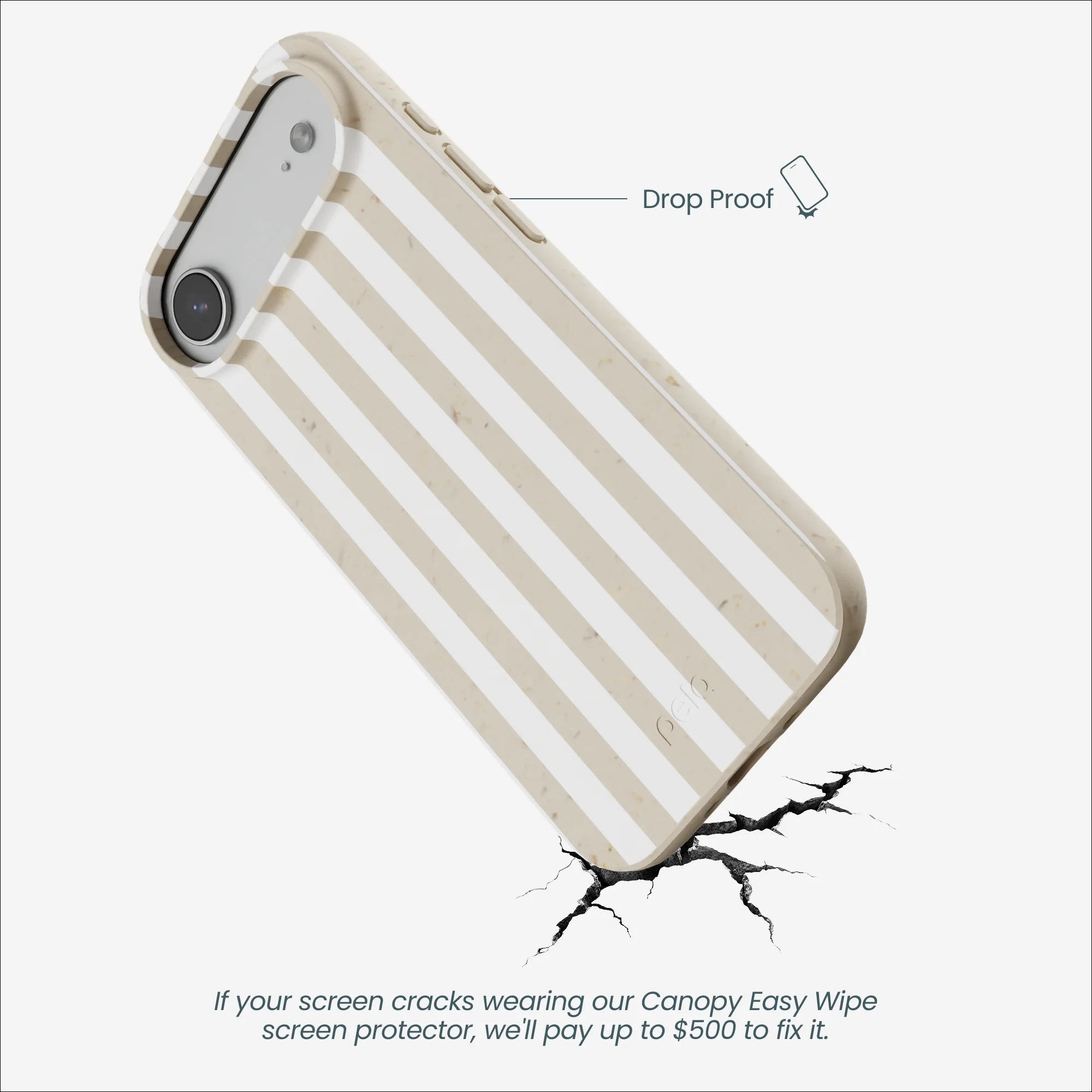 London Fog Cappuccino Stripes iPhone Air Case - Image 5
