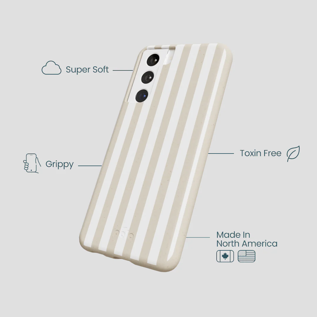 London Fog Cappuccino Stripes Samsung Galaxy S21 Case - Image 4