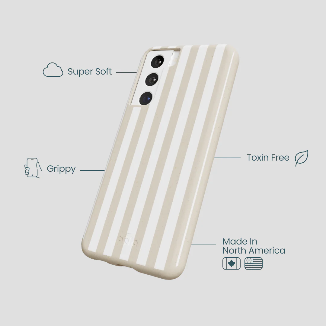 London Fog Cappuccino Stripes Samsung Galaxy S22 Case - Image 4