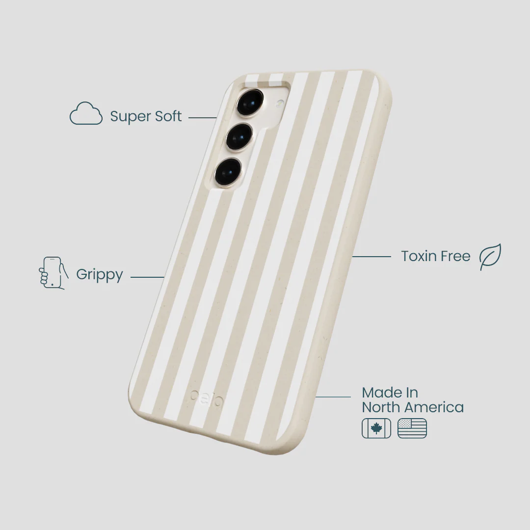 London Fog Cappuccino Stripes Samsung Galaxy S23 Case - Image 4