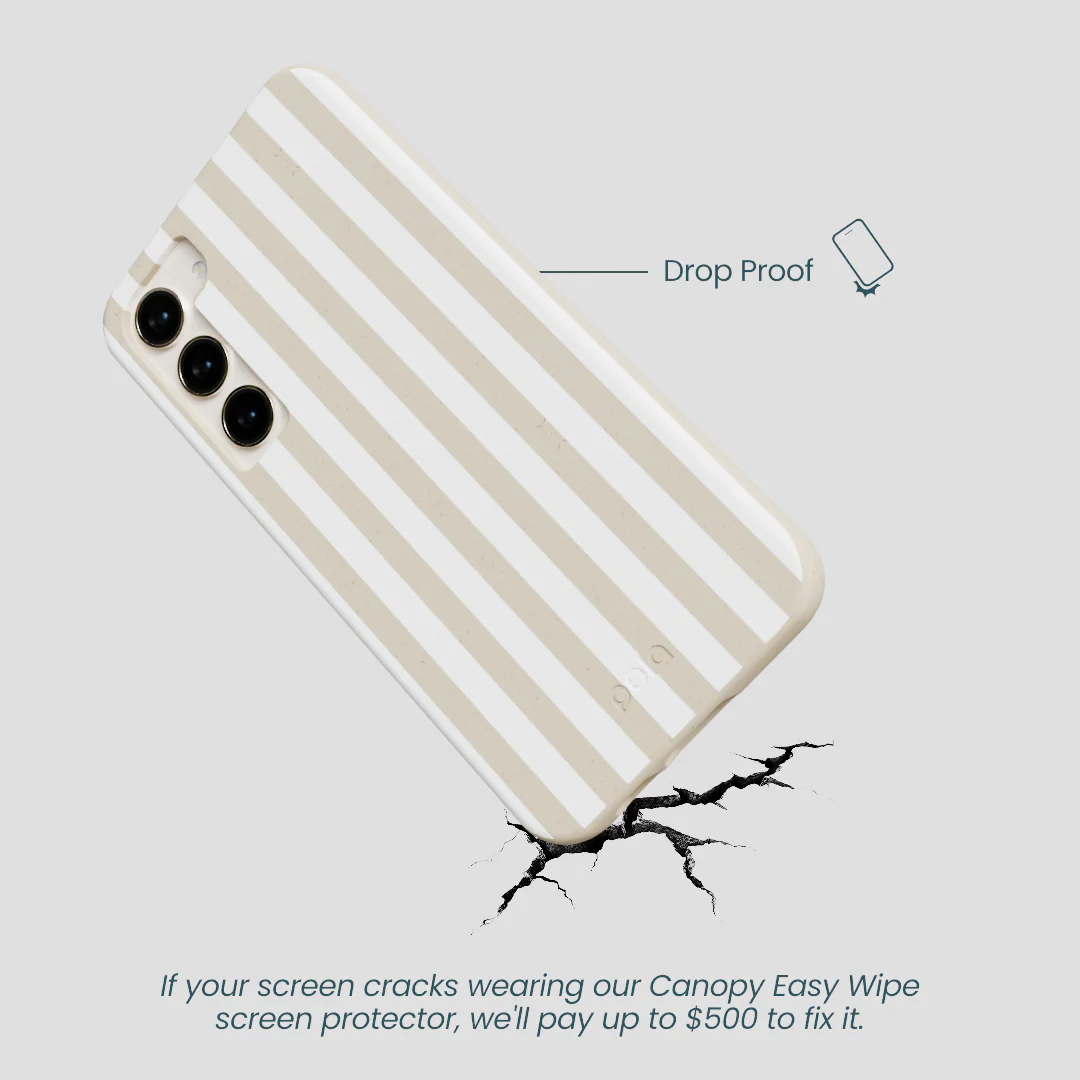 London Fog Cappuccino Stripes Samsung Galaxy S23+(Plus) Case - Image 5