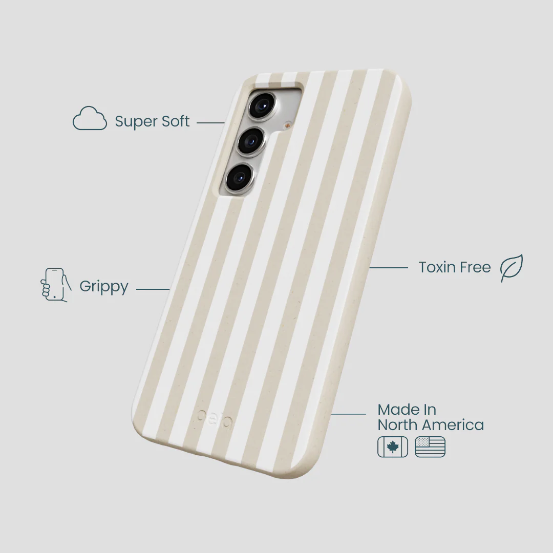 London Fog Cappuccino Stripes Samsung Galaxy S25 Case - Image 4