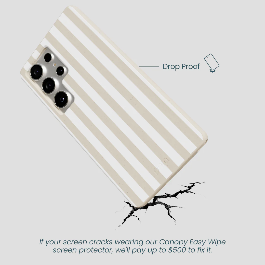 London Fog Cappuccino Stripes Samsung Galaxy S25 Ultra Case - Image 5
