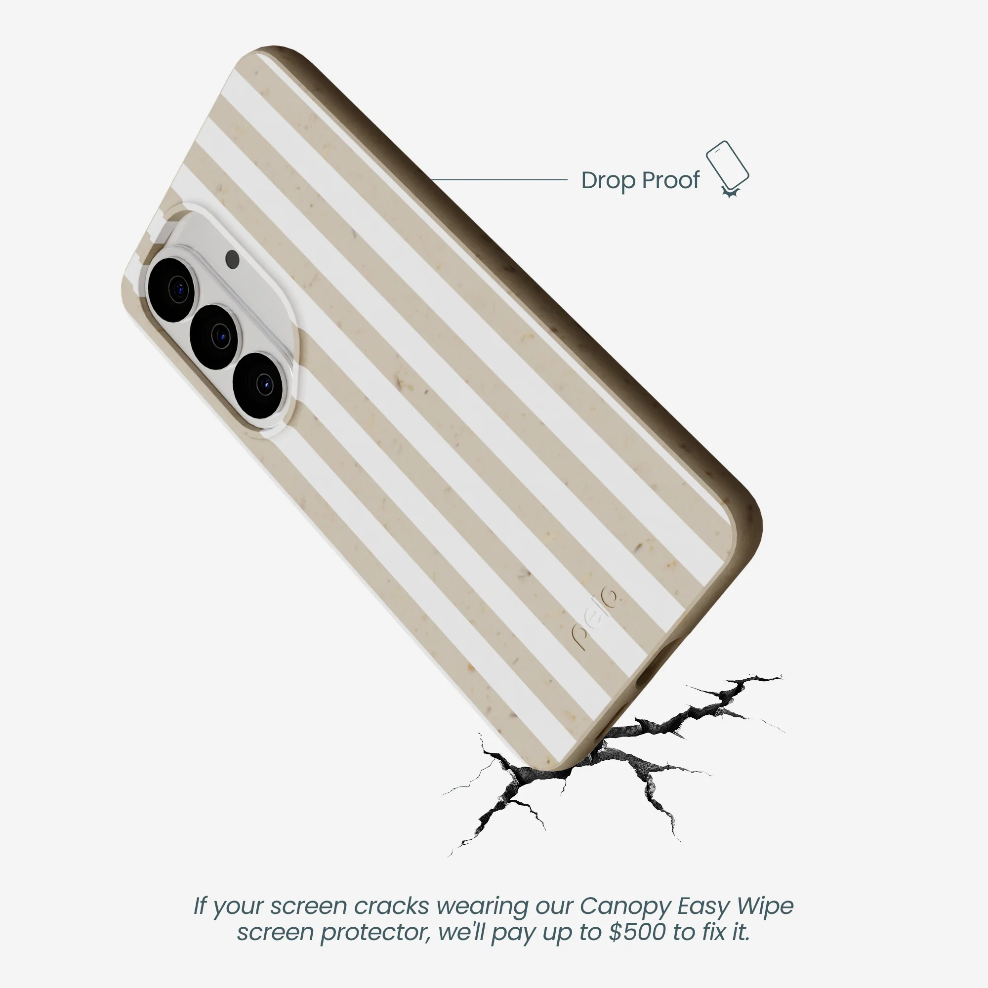 London Fog Cappuccino Stripes Samsung Galaxy S26 Case - Image 5