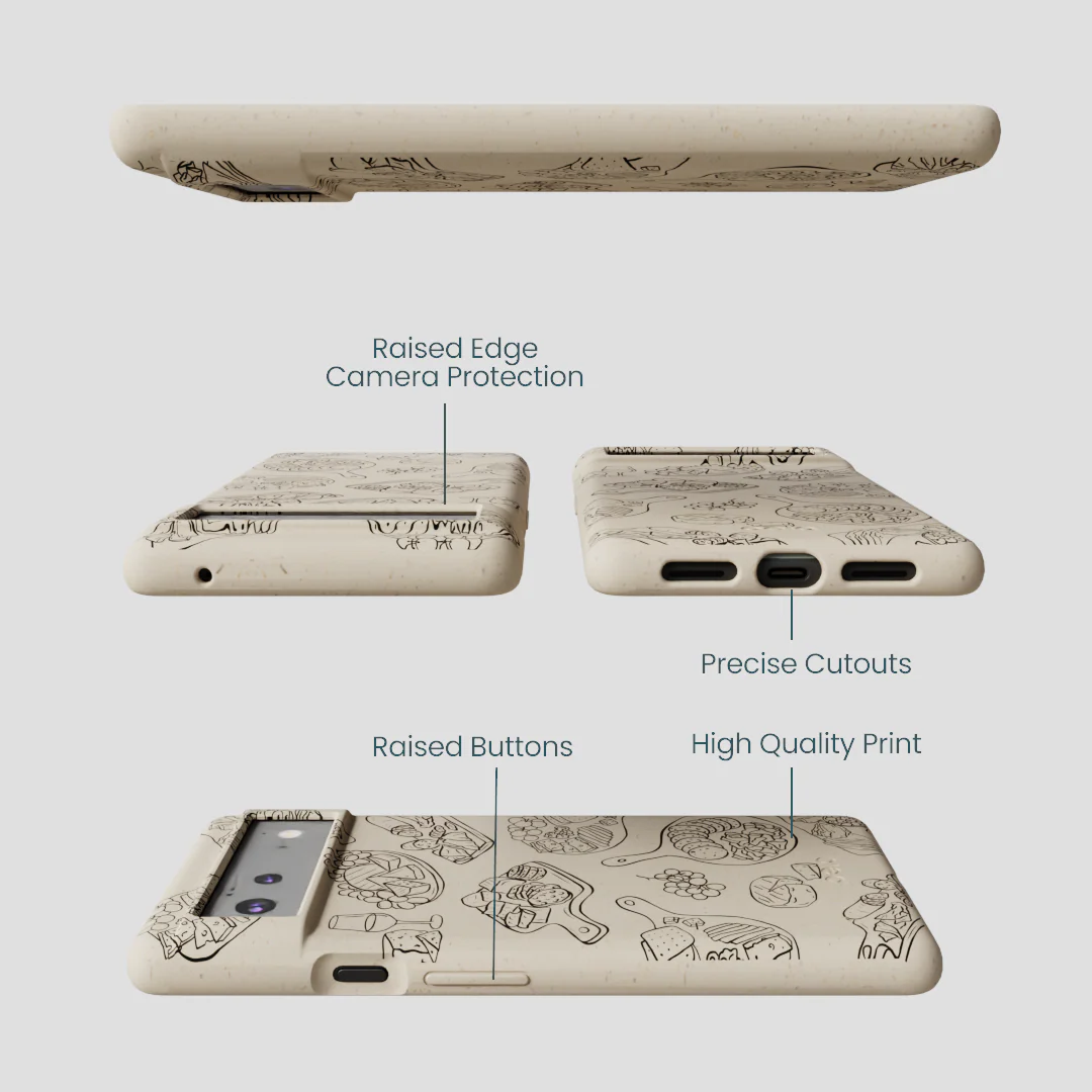 London Fog Charcuterie Boards Google Pixel 6 Case - Image 3