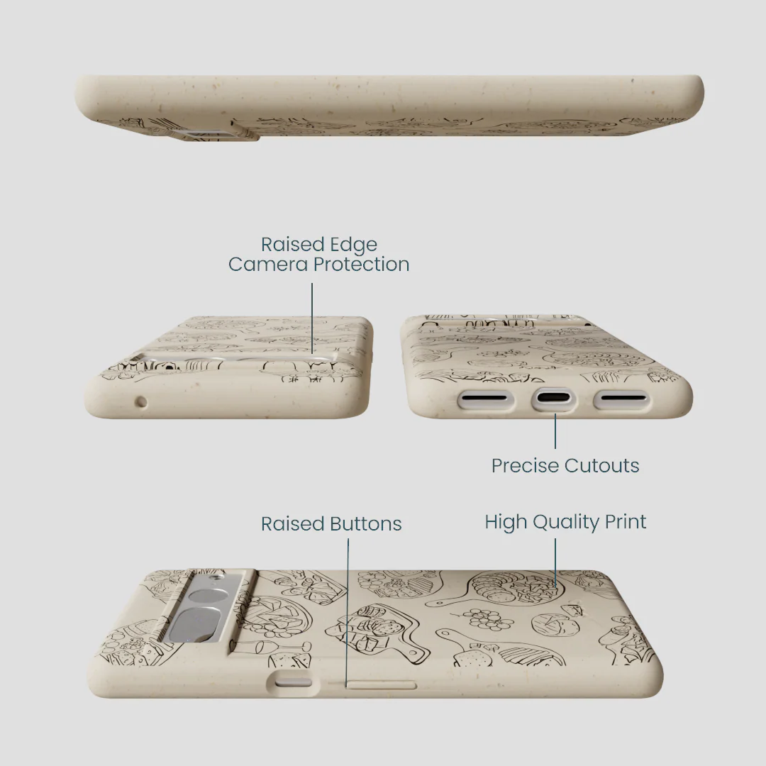 London Fog Charcuterie Boards Google Pixel 7 Pro Case - Image 3