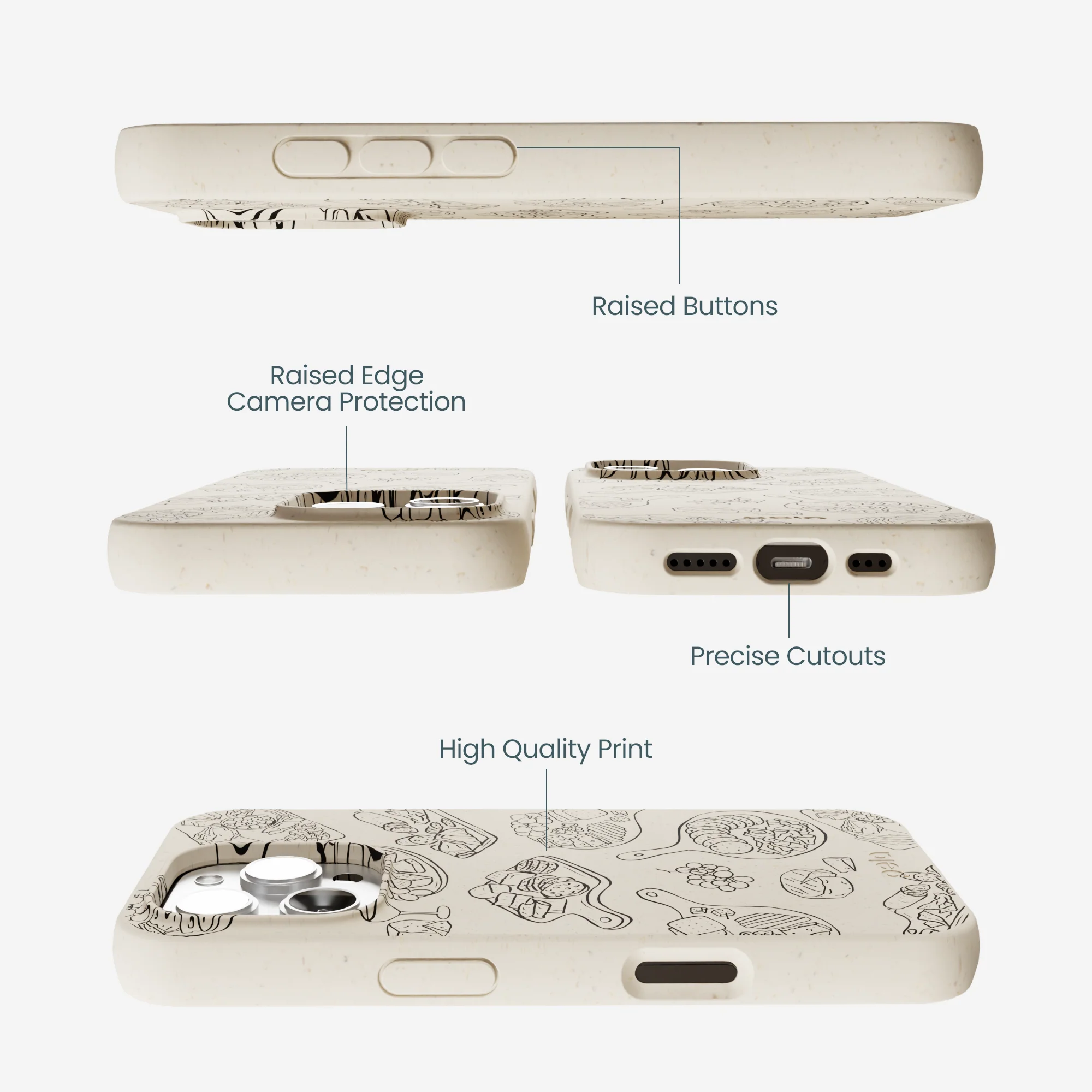 London Fog Charcuterie Boards iPhone 16 Pro Max Case - Image 3