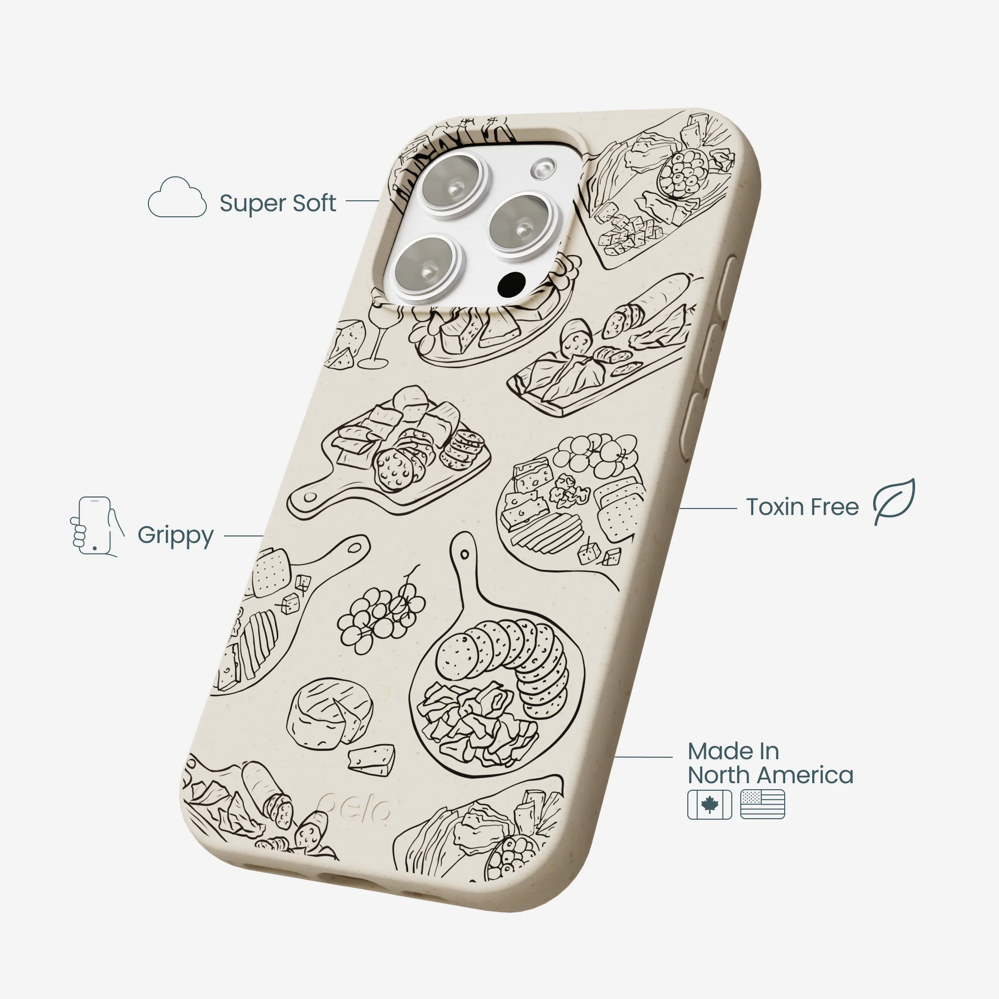 London Fog Charcuterie Boards iPhone 16 Pro Max Case - Image 4