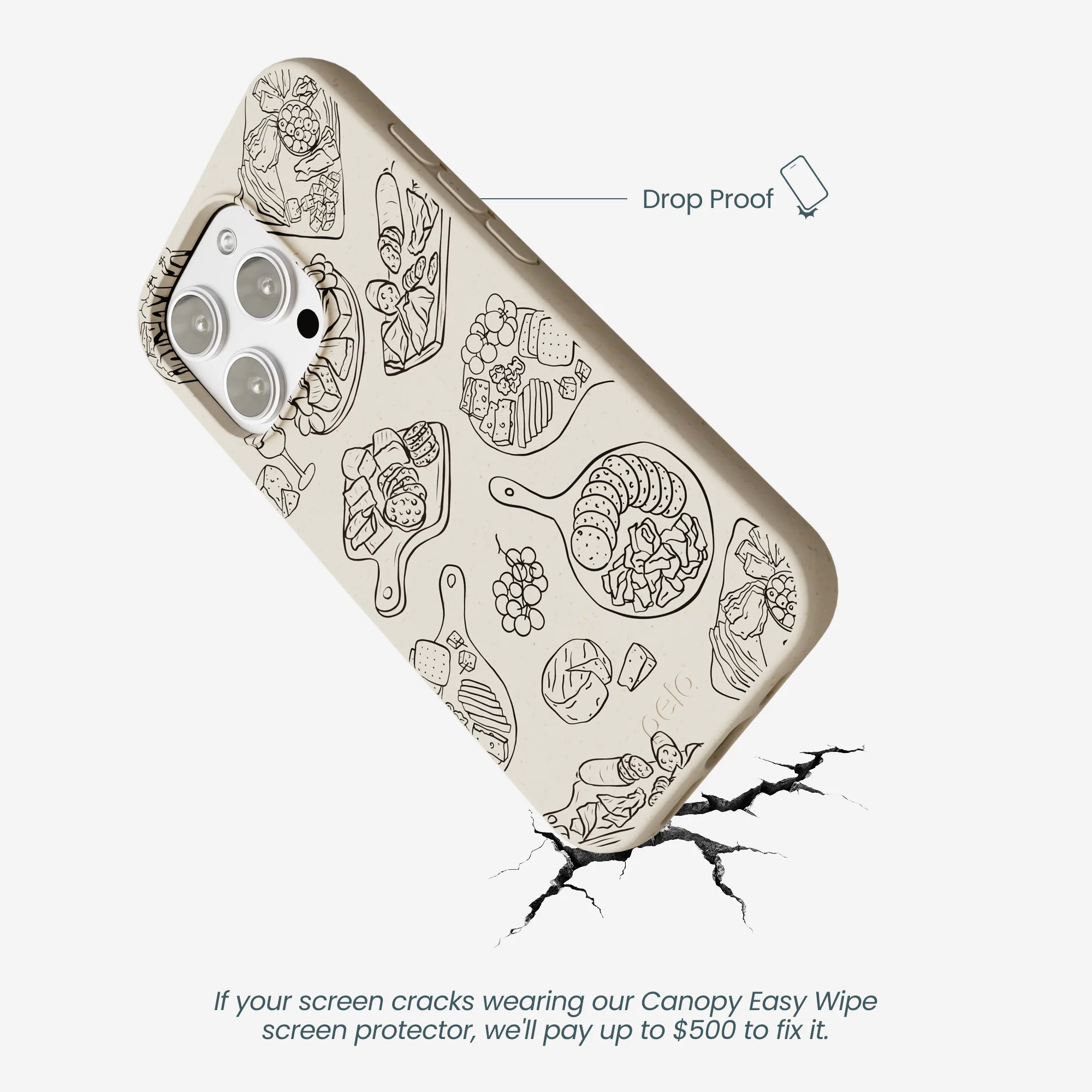 London Fog Charcuterie Boards iPhone 16 Pro Max Case - Image 5
