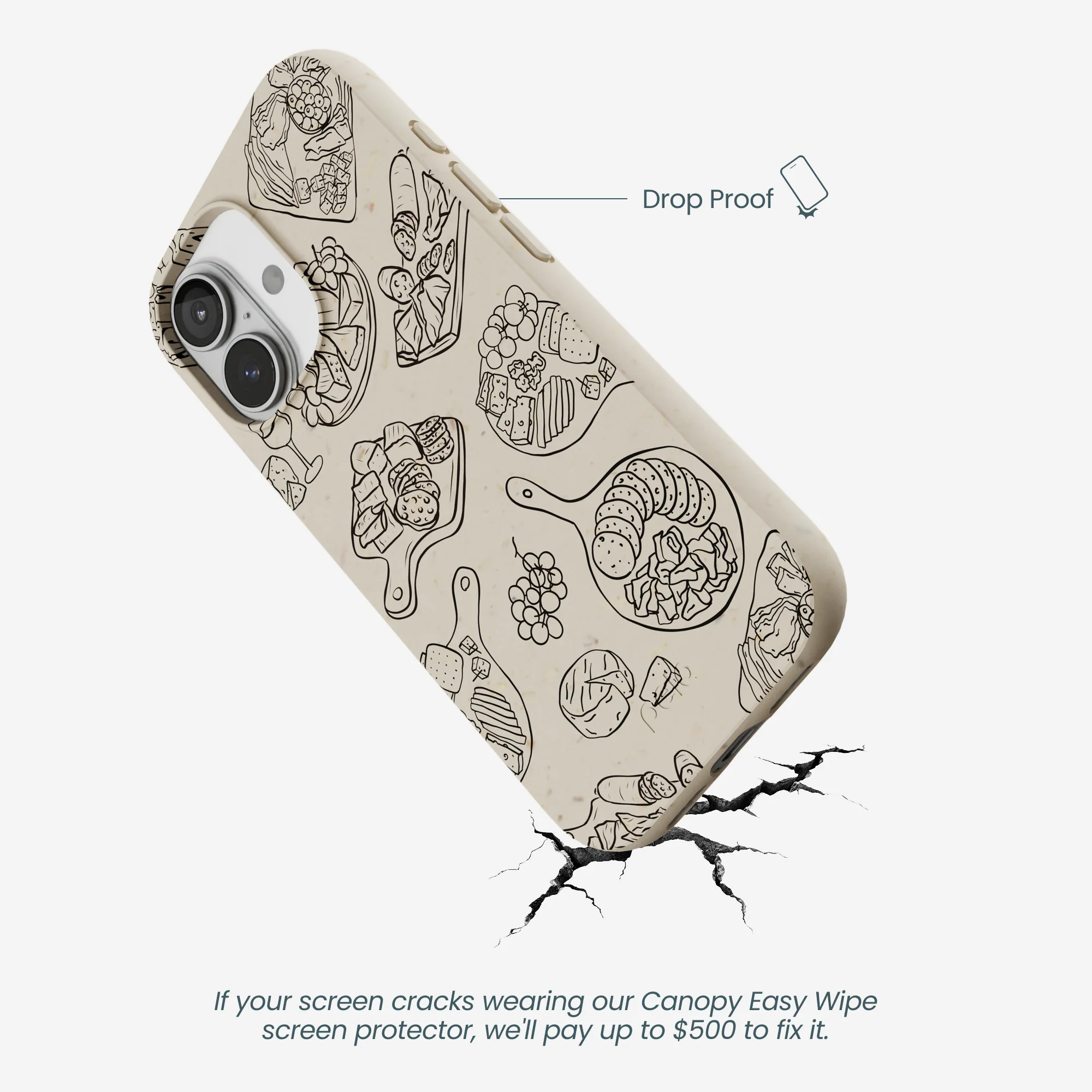 London Fog Charcuterie Boards iPhone 17 Case - Image 5