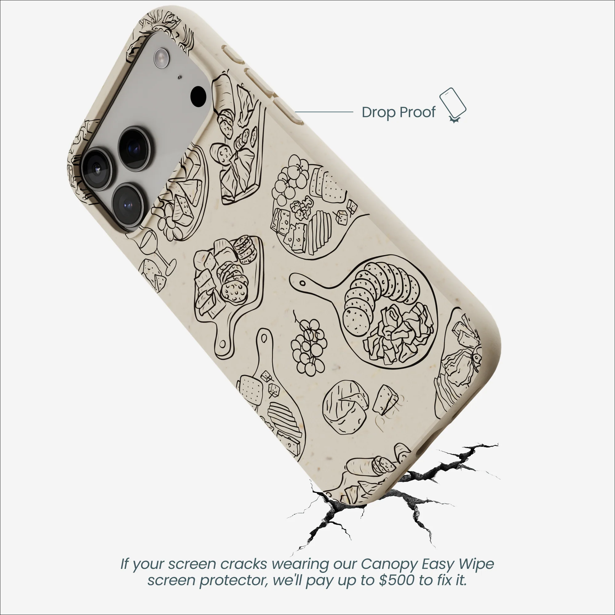 London Fog Charcuterie Boards iPhone 17 Pro Max Case - Image 5