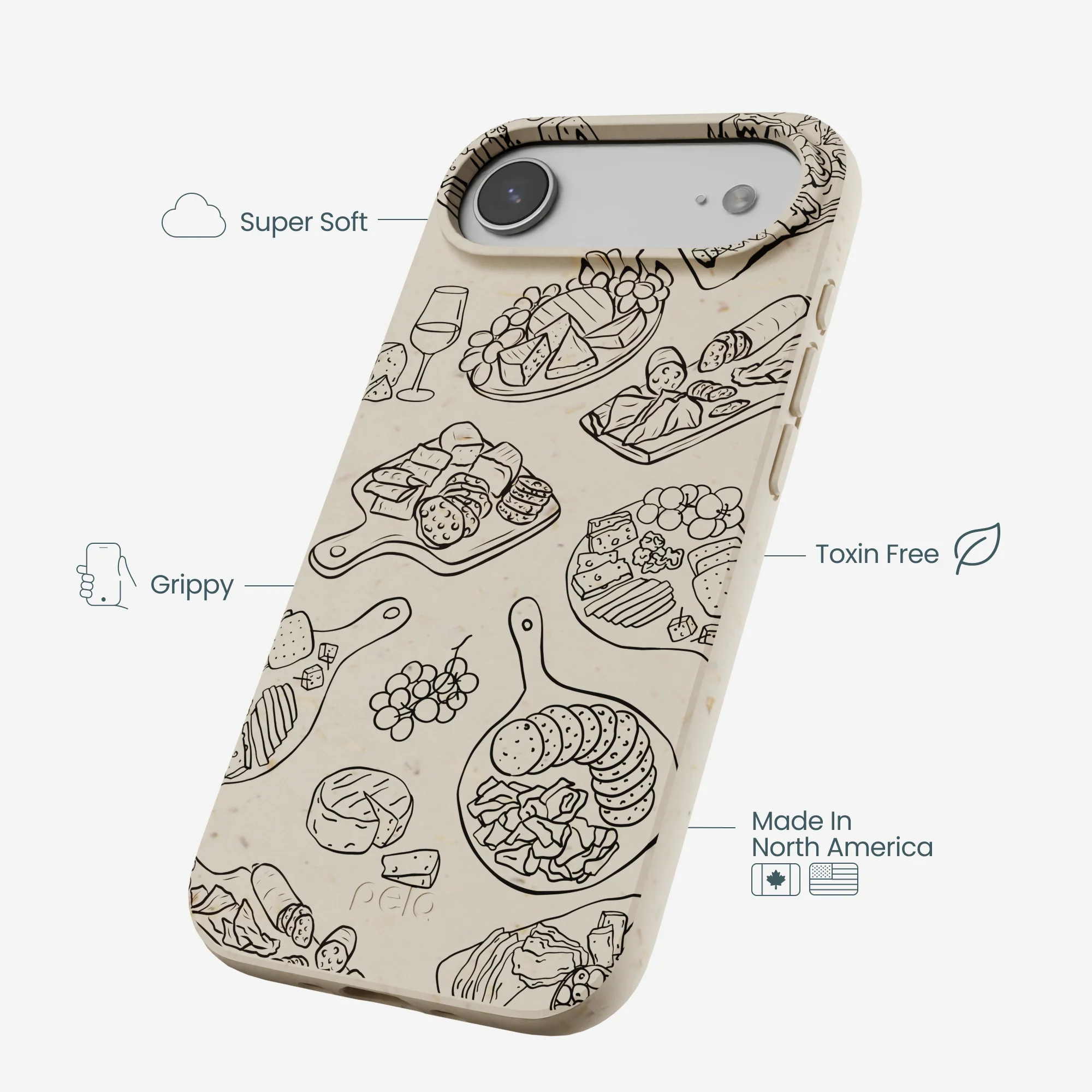 London Fog Charcuterie Boards iPhone Air Case - Image 4