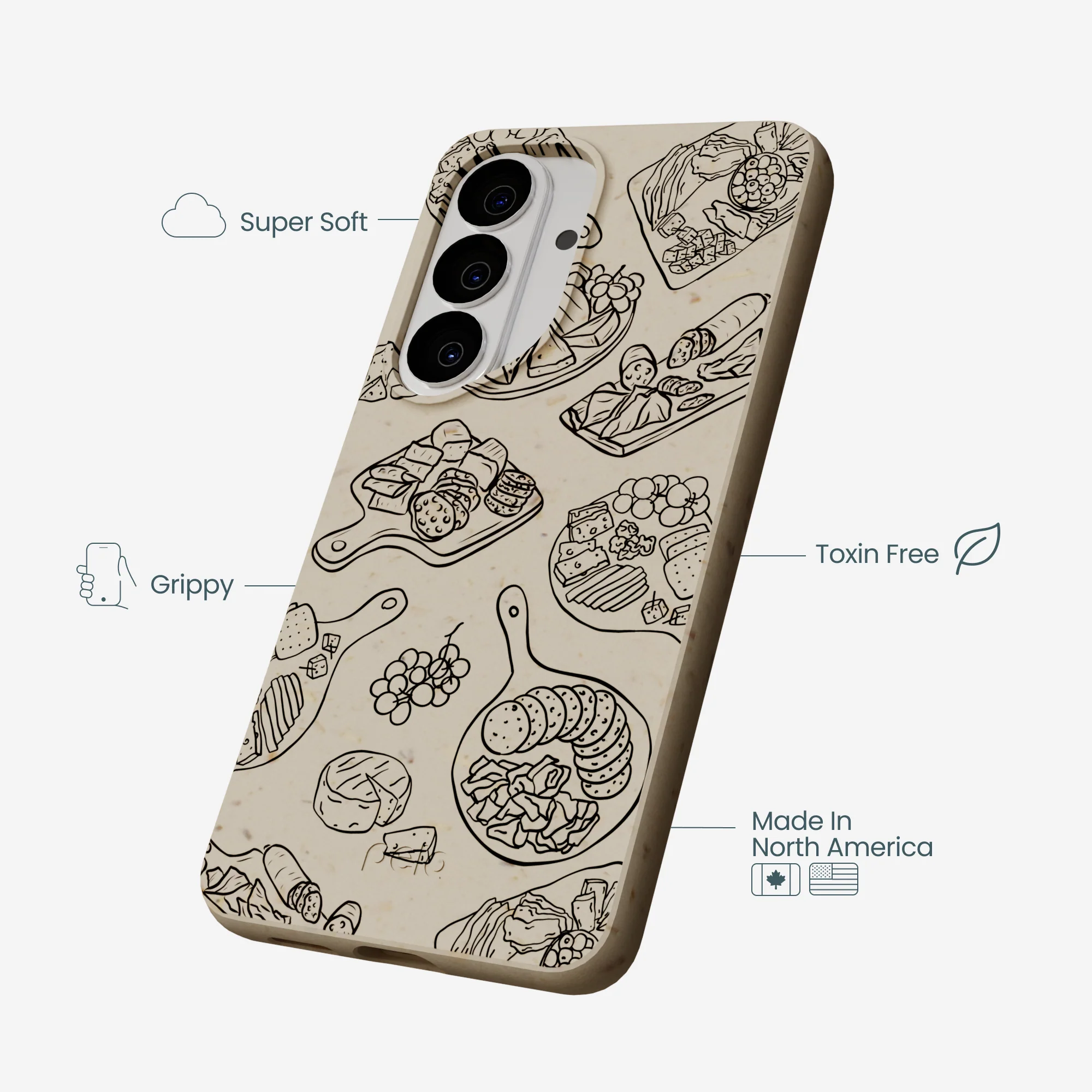 London Fog Charcuterie Boards Samsung Galaxy S26 Case - Image 4