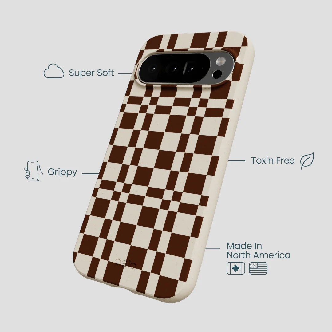 London Fog Chestnut Checkers Google Pixel 10 Pro XL Case - Image 3