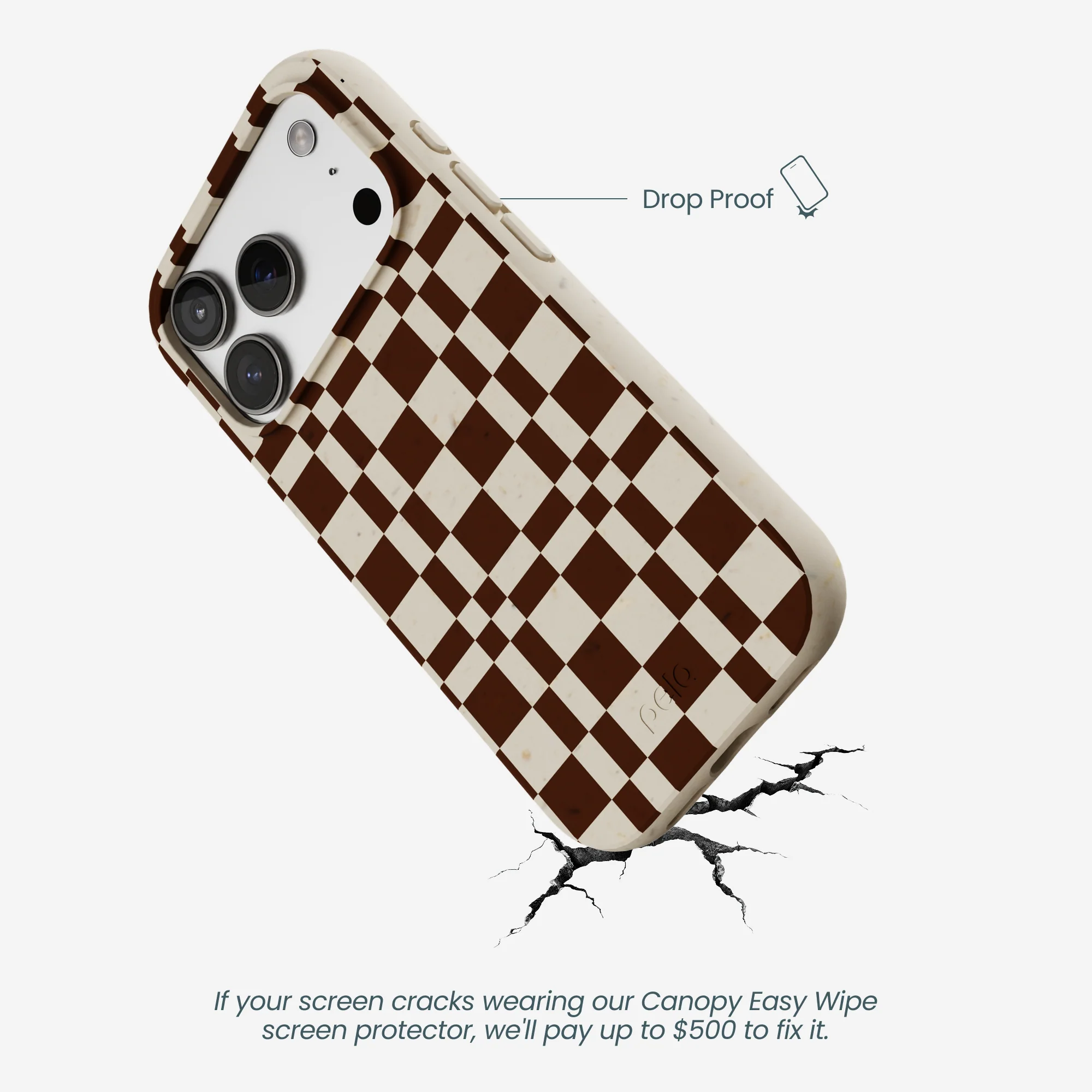 London Fog Chestnut Checkers iPhone 17 Pro Case - Image 5