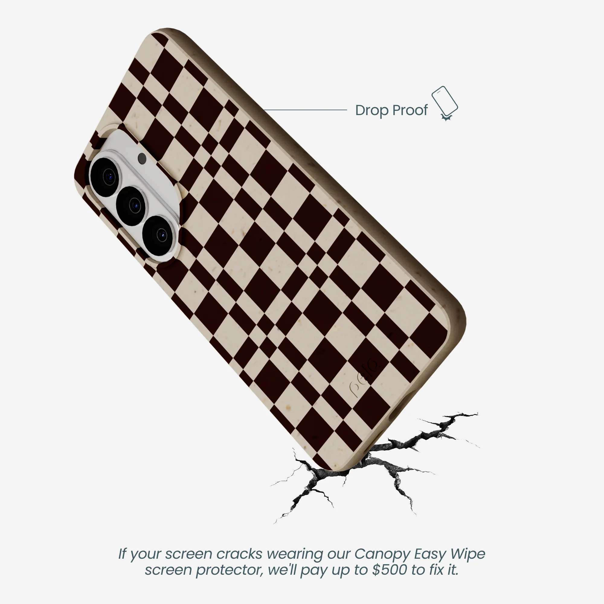 London Fog Chestnut Checkers Samsung Galaxy S26 Case - Image 5