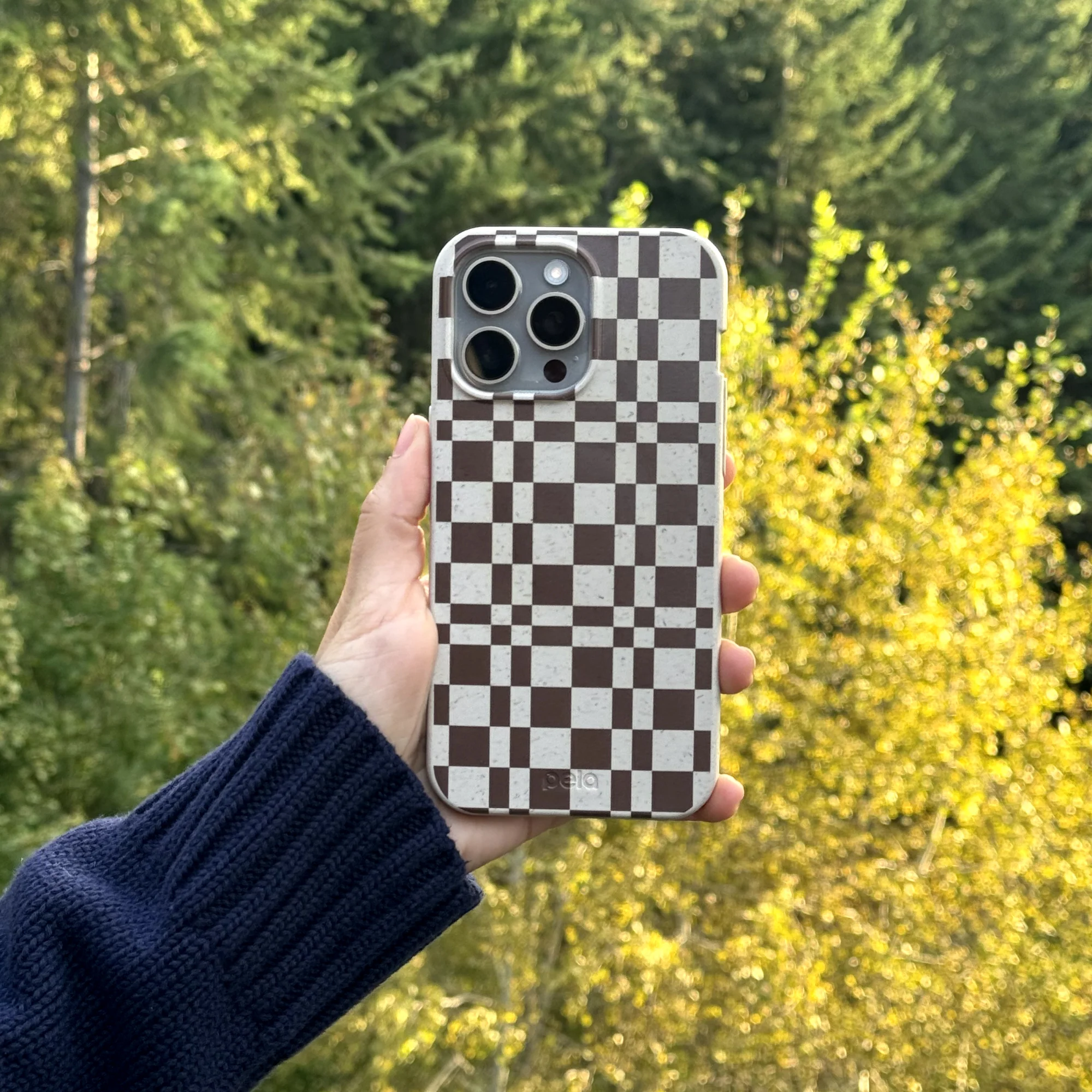 London Fog Chestnut Checkers Samsung Galaxy S26+(Plus) Case - Image 2