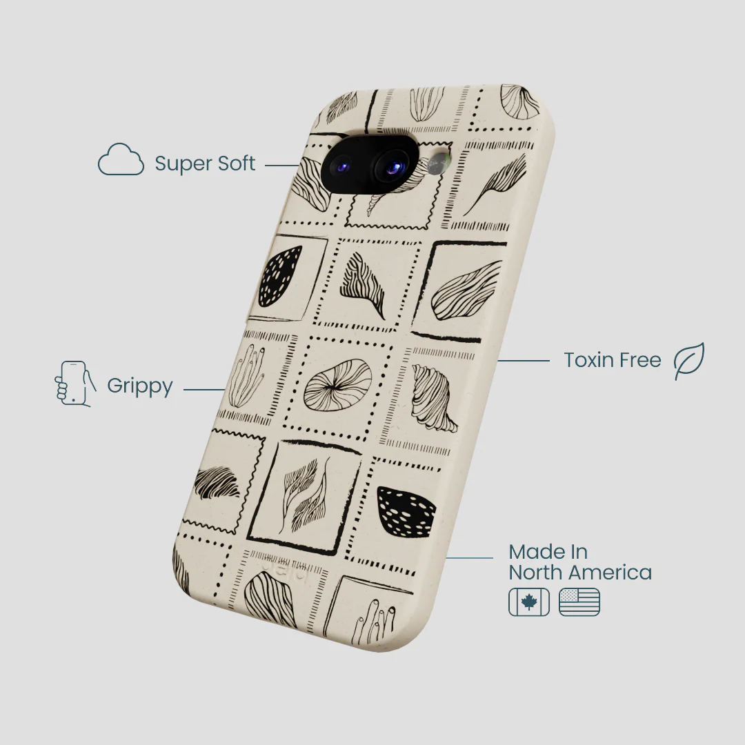 London Fog Coral Tiles Google Pixel 9a Case - Image 3