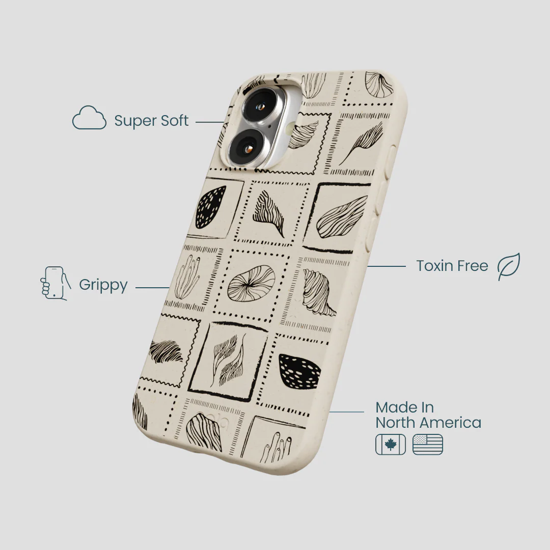 London Fog Coral Tiles iPhone 16 Case - Image 4