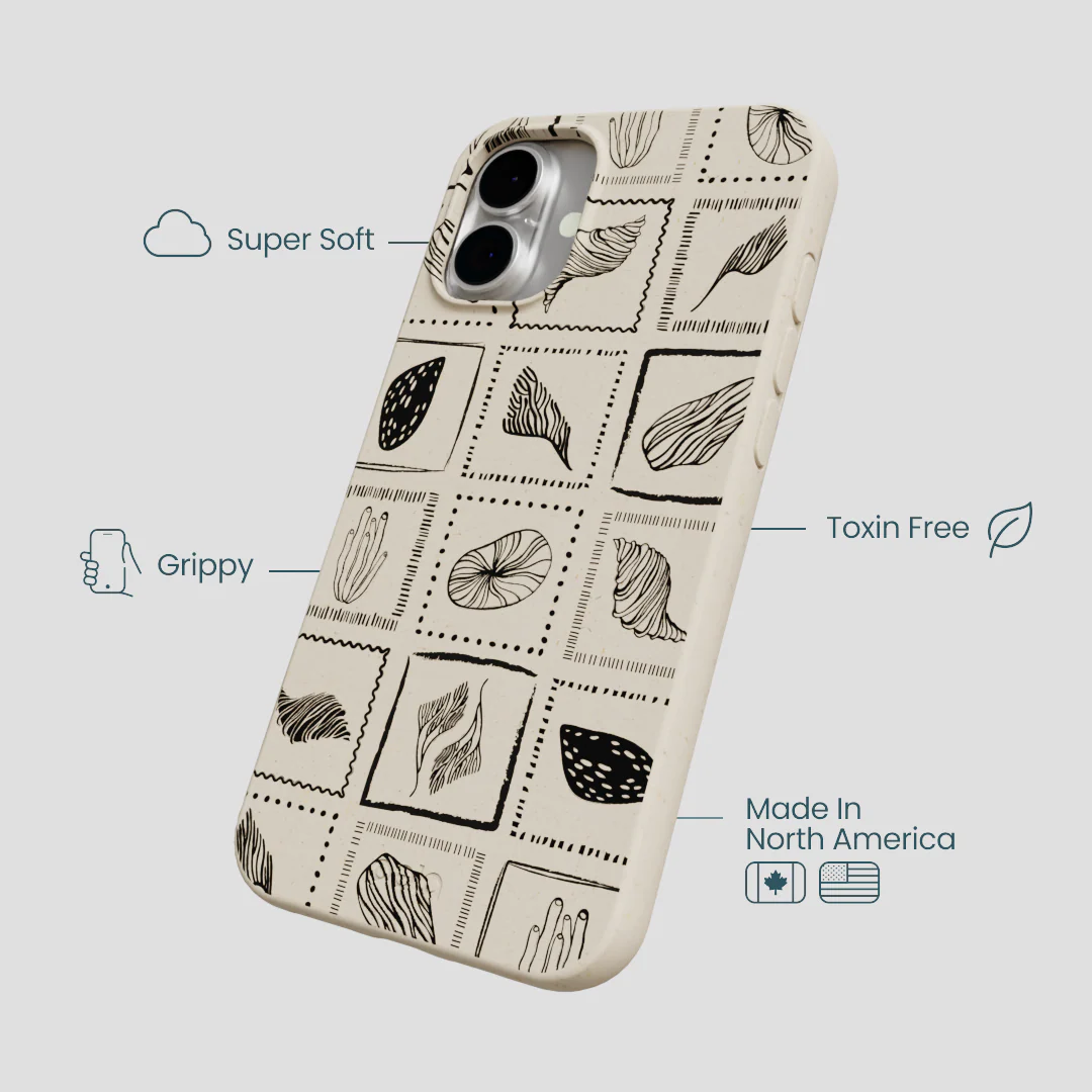 London Fog Coral Tiles iPhone 16 Plus Case - Image 4