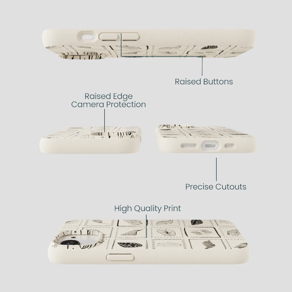 London Fog Coral Tiles iPhone 16e/17e Case - Image 3