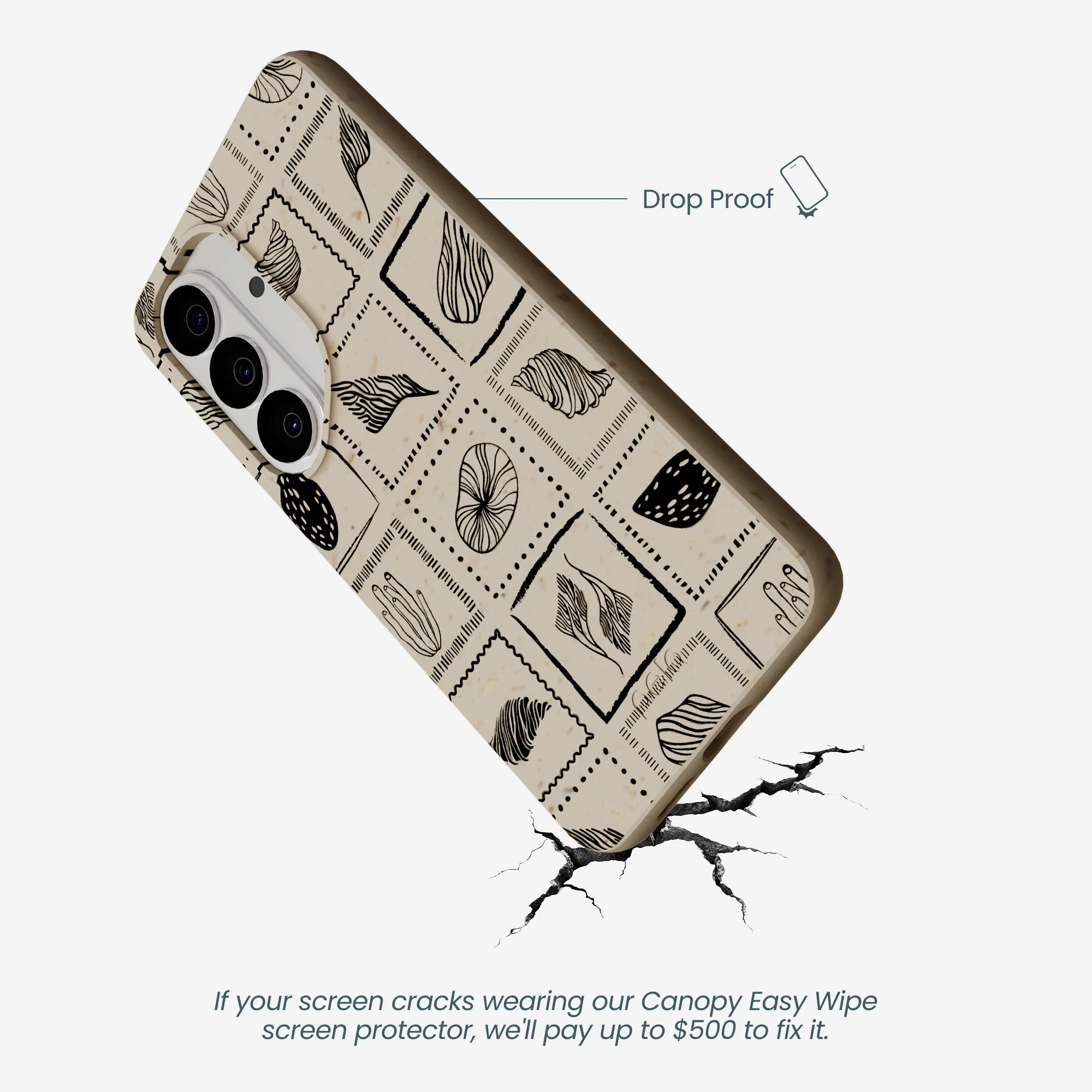 London Fog Coral Tiles Samsung Galaxy S26 Case - Image 5
