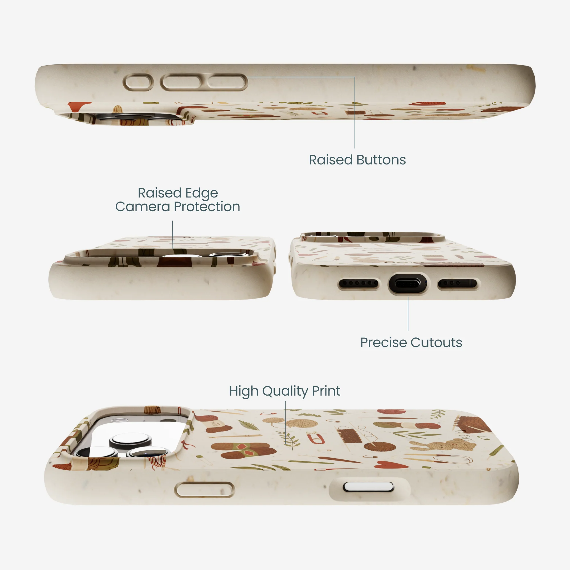 London Fog Cozy Knit iPhone 17 Pro Max Case - Image 3