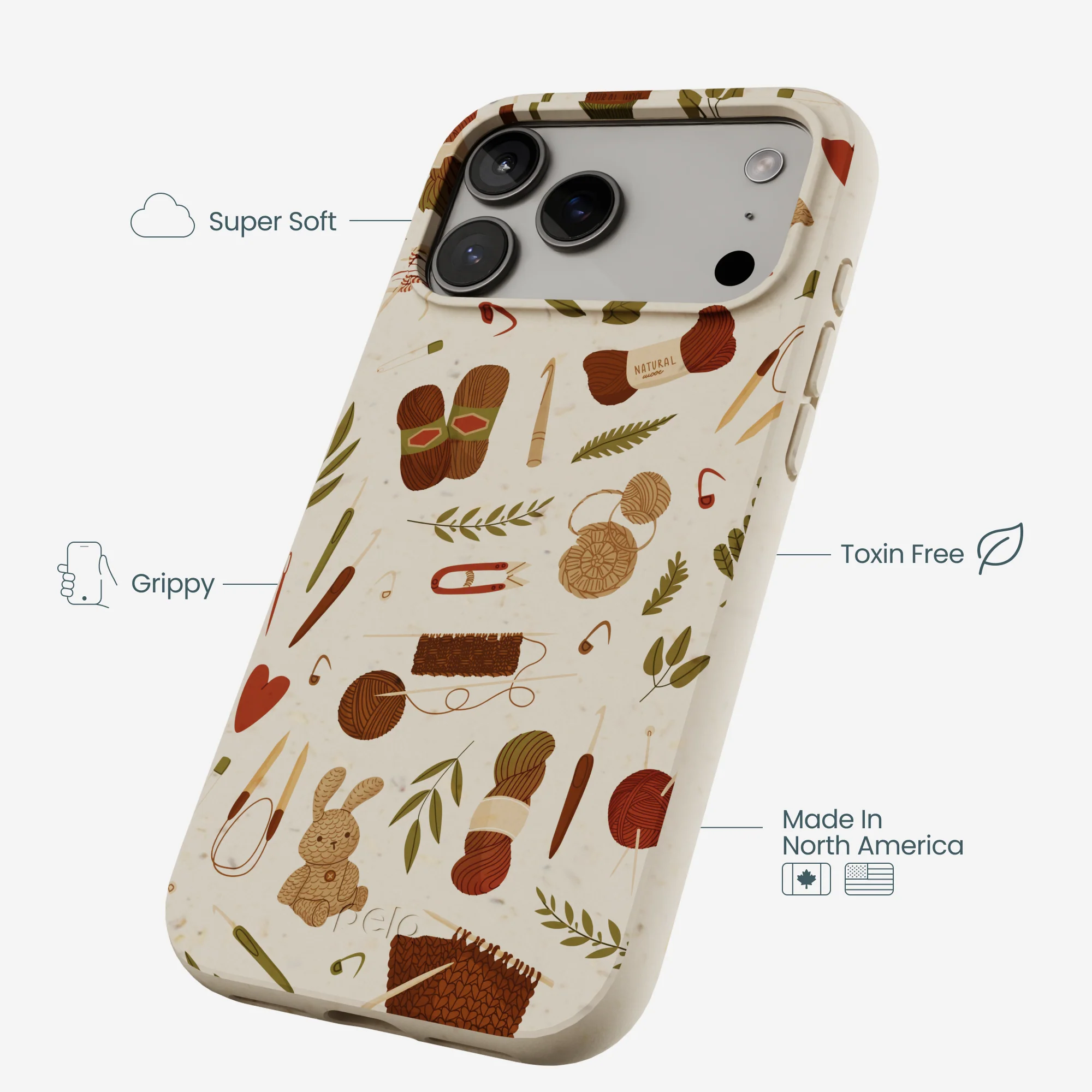 London Fog Cozy Knit iPhone 17 Pro Max Case - Image 4