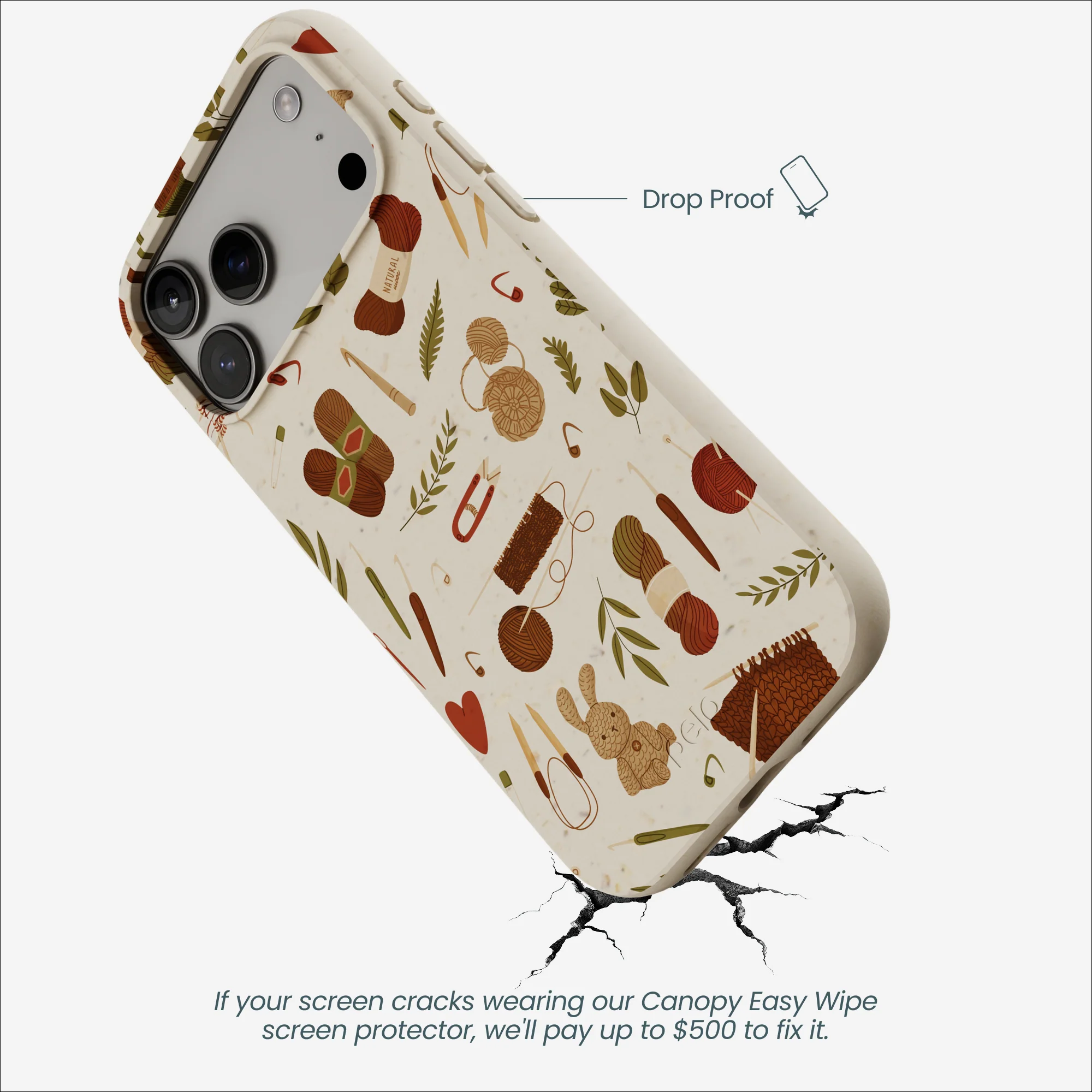 London Fog Cozy Knit iPhone 17 Pro Max Case - Image 5