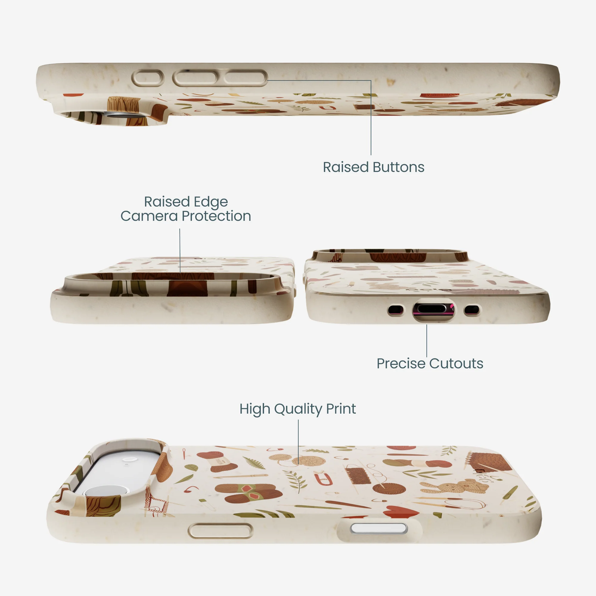 London Fog Cozy Knit iPhone Air Case - Image 3
