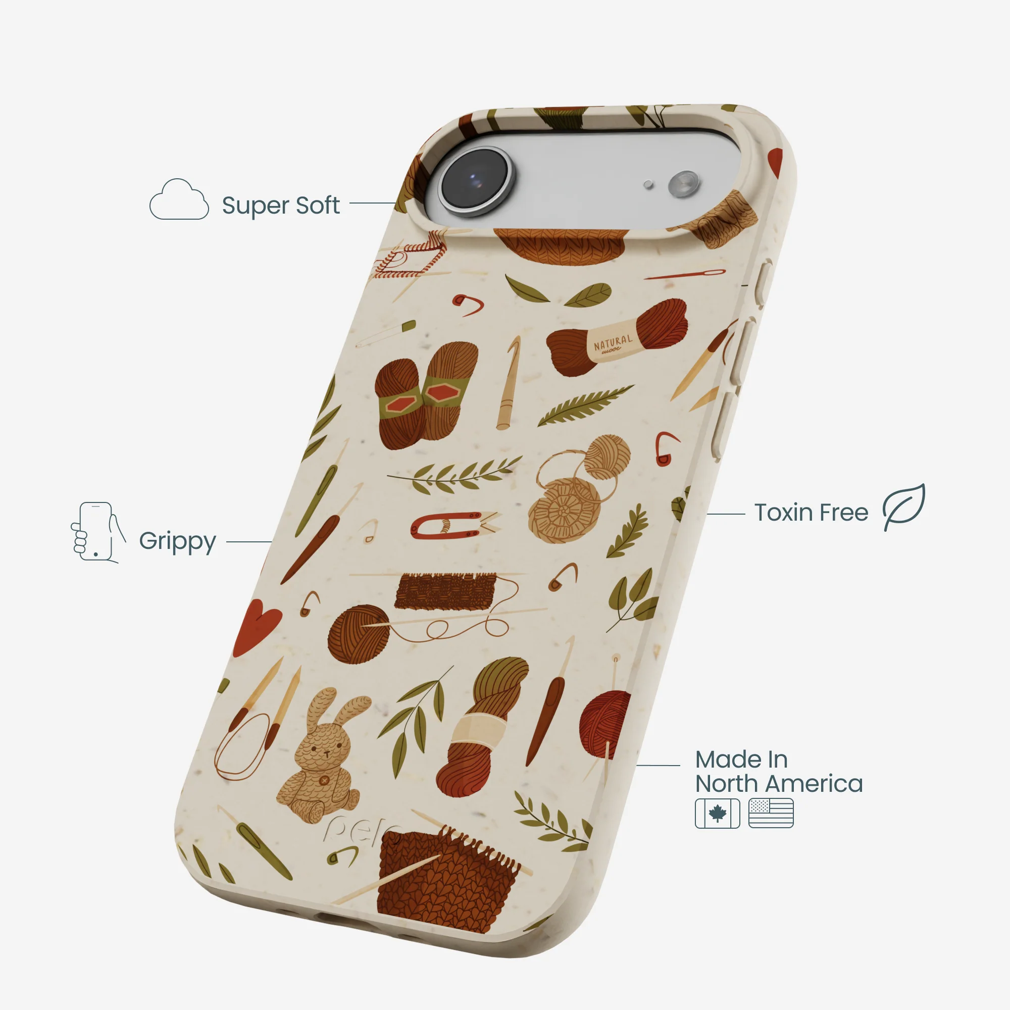 London Fog Cozy Knit iPhone Air Case - Image 4