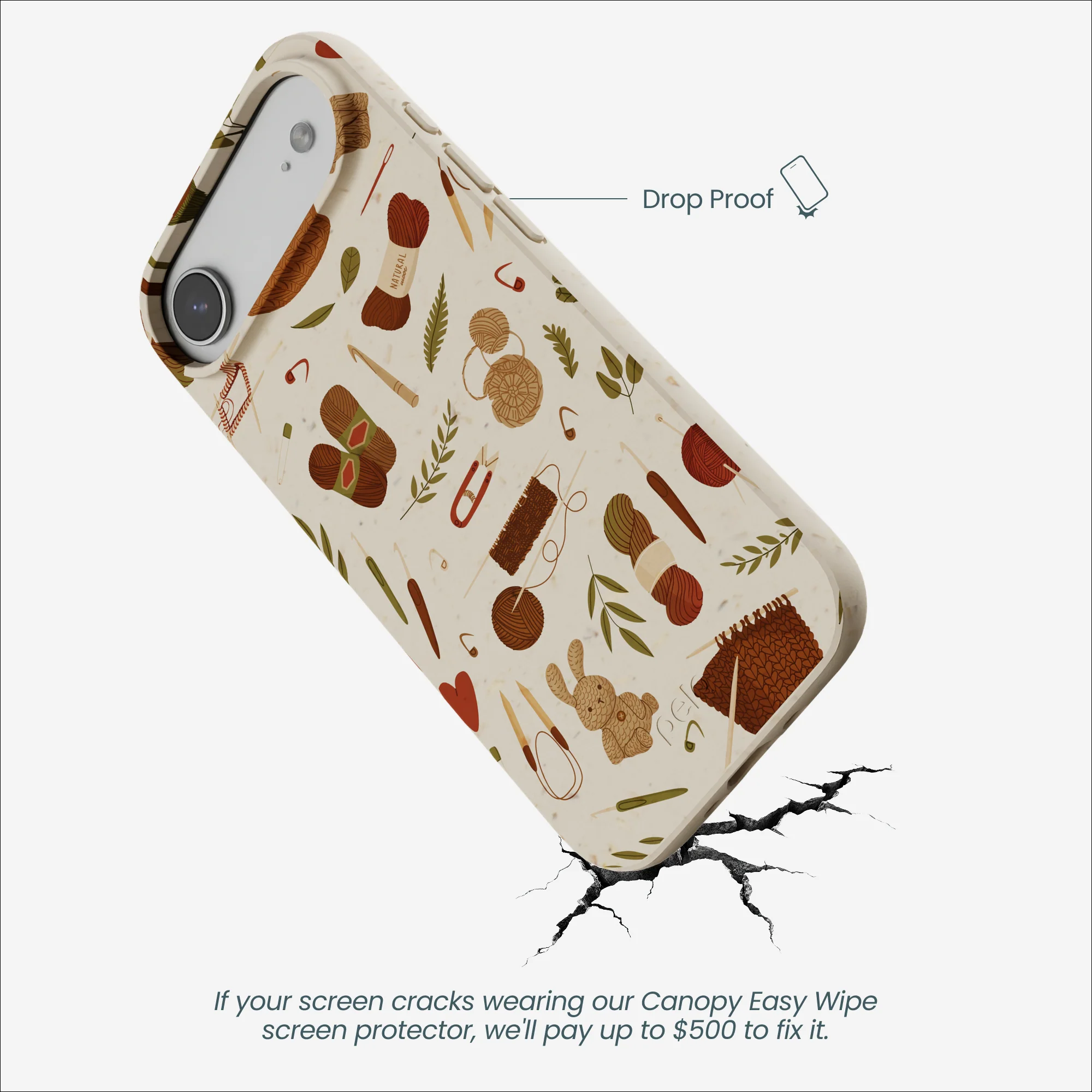 London Fog Cozy Knit iPhone Air Case - Image 5