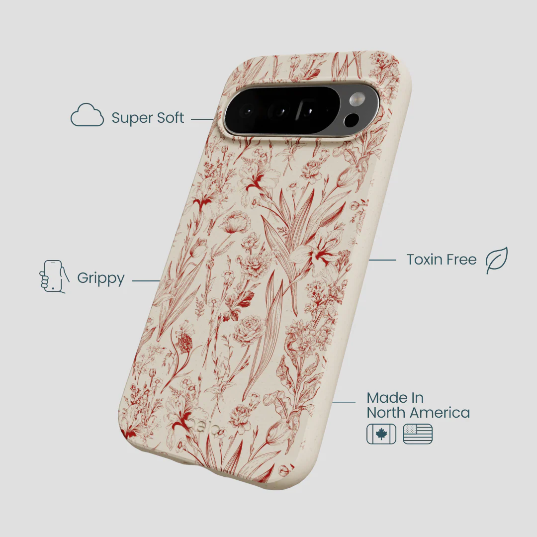 London Fog Crimson Bouquet Google Pixel 10 Pro XL Case - Image 3