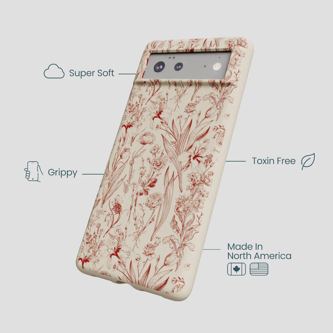 London Fog Crimson Bouquet Google Pixel 6 Case - Image 4