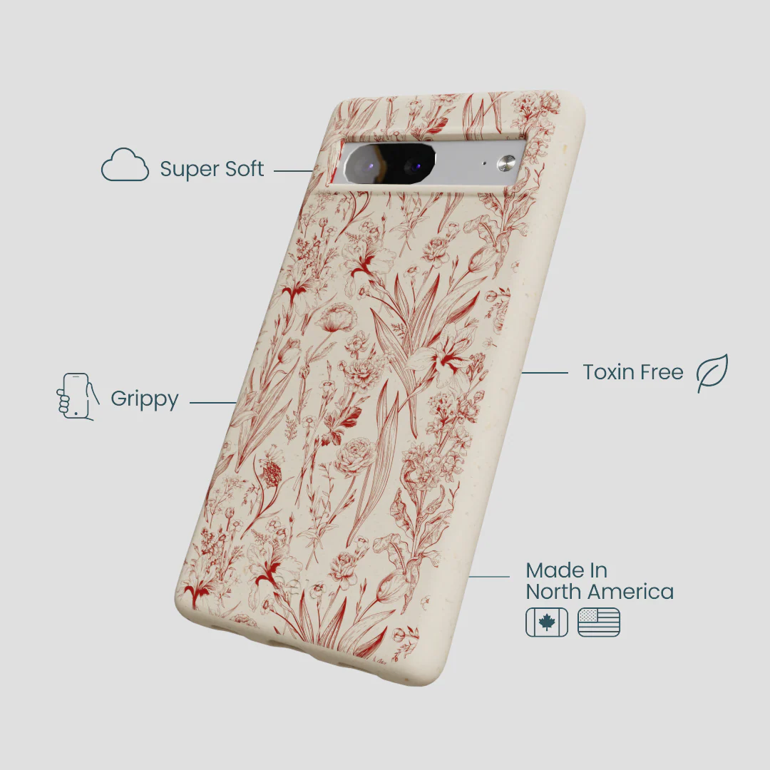 London Fog Crimson Bouquet Google Pixel 7 Case - Image 4