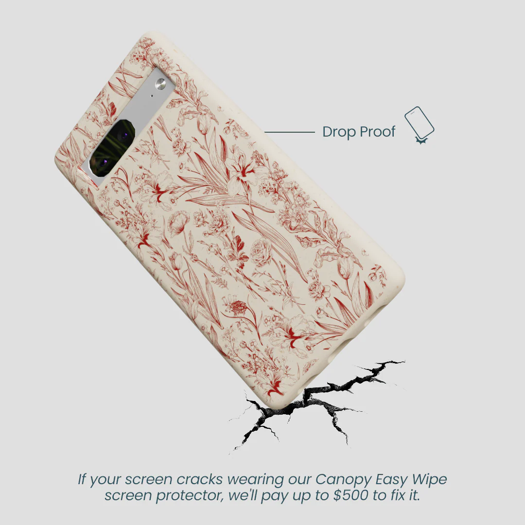 London Fog Crimson Bouquet Google Pixel 7 Case - Image 5