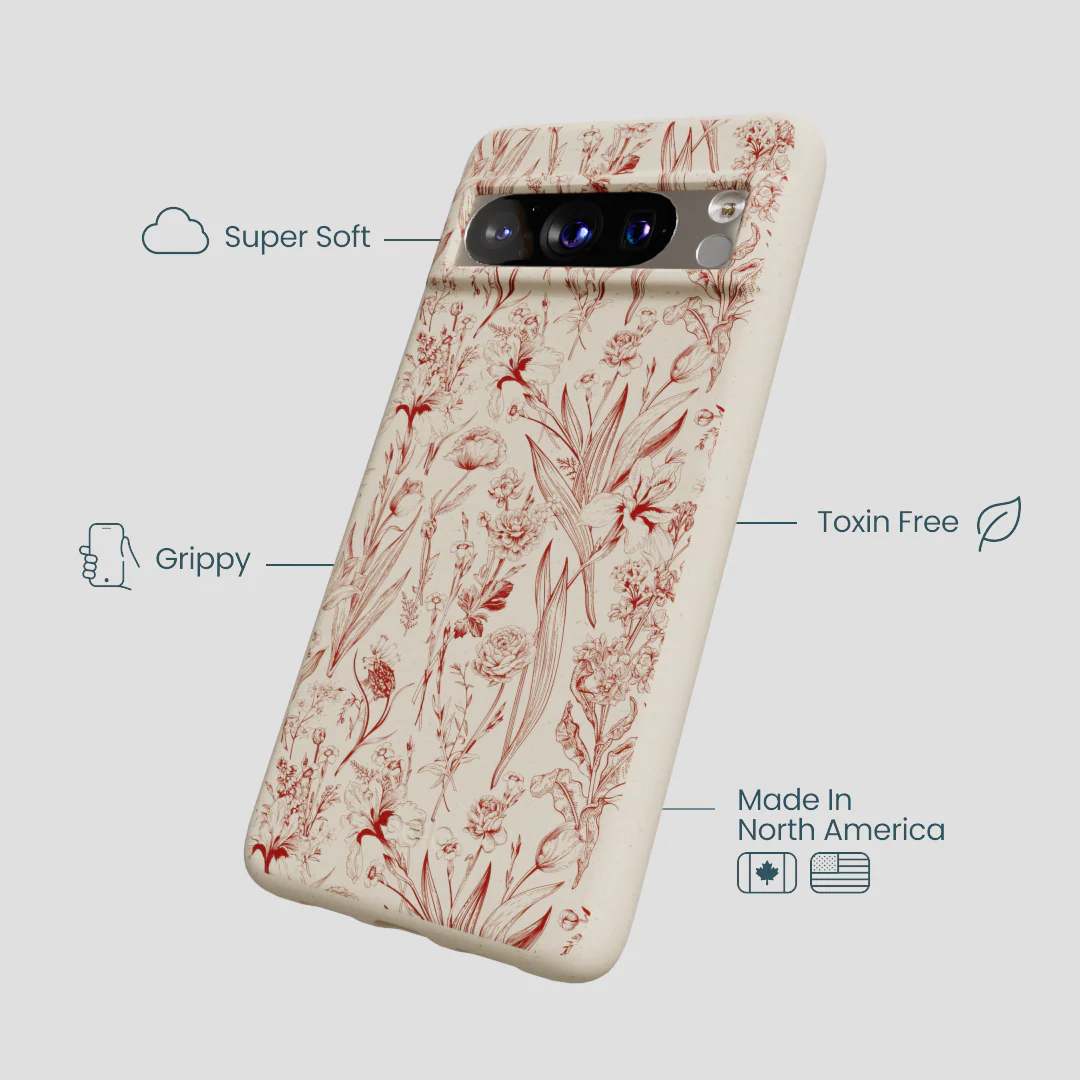London Fog Crimson Bouquet Google Pixel 8 Pro Case - Image 4