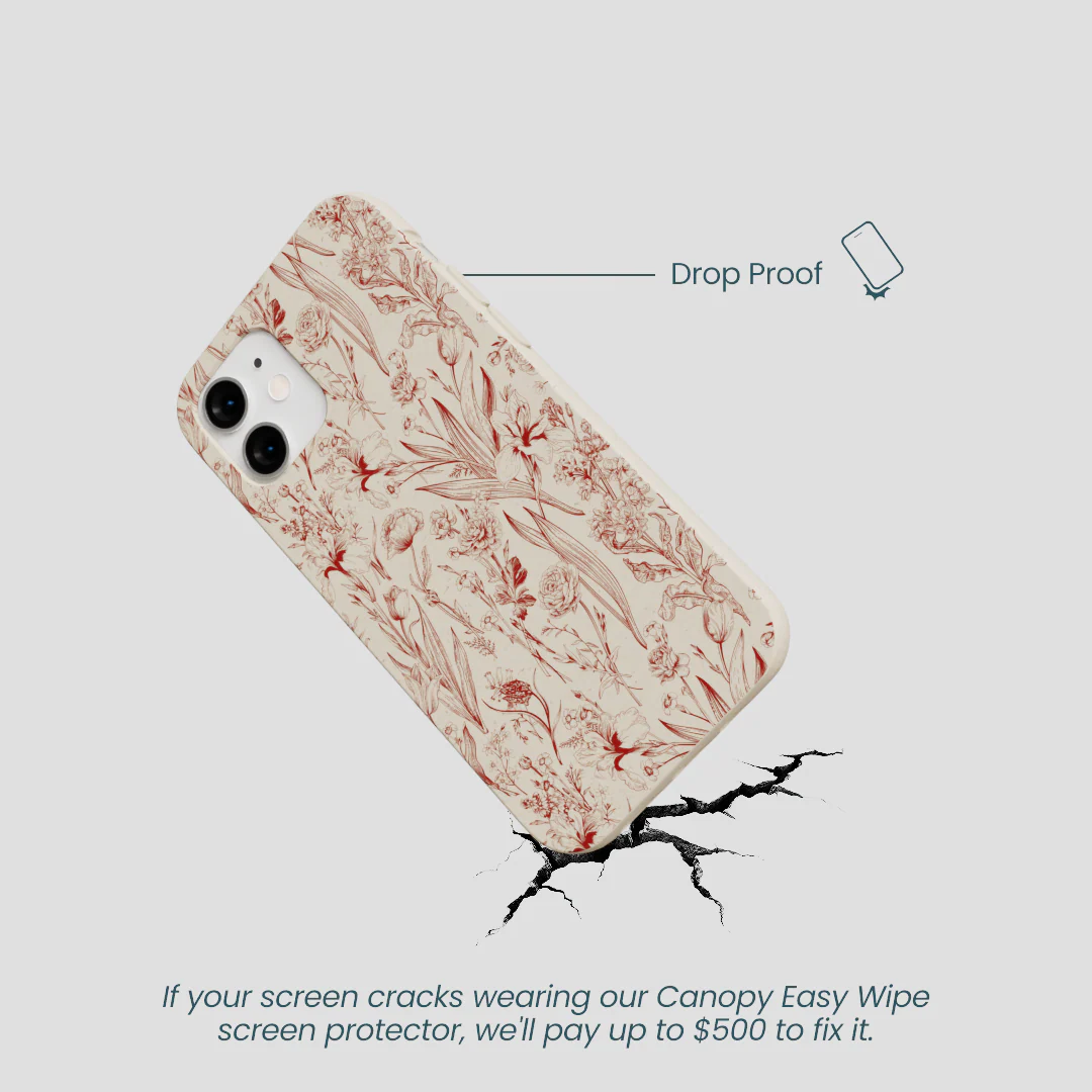 London Fog Crimson Bouquet iPhone 12 Mini Case - Image 5
