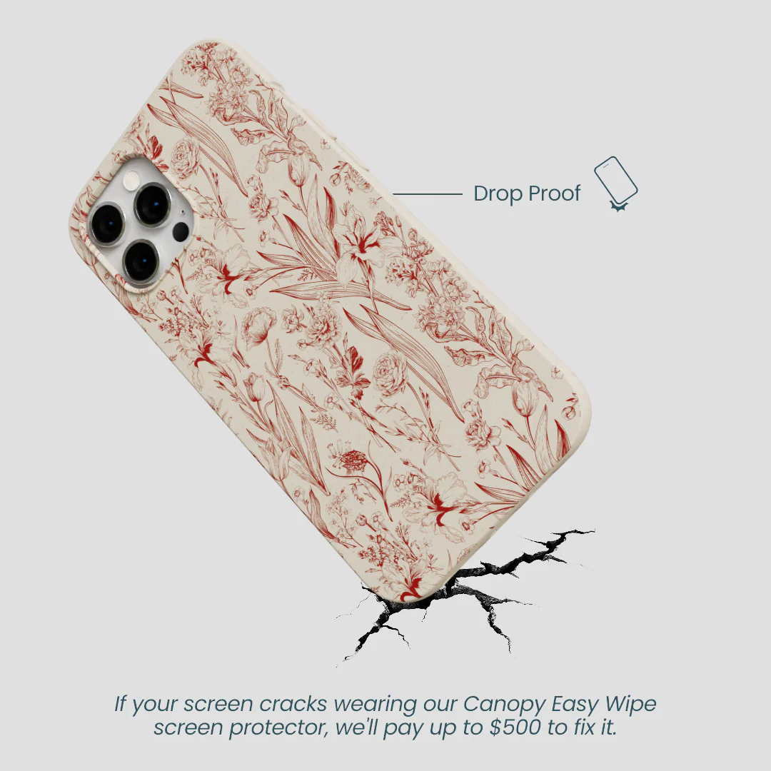 London Fog Crimson Bouquet iPhone 12 Pro Max Case - Image 5