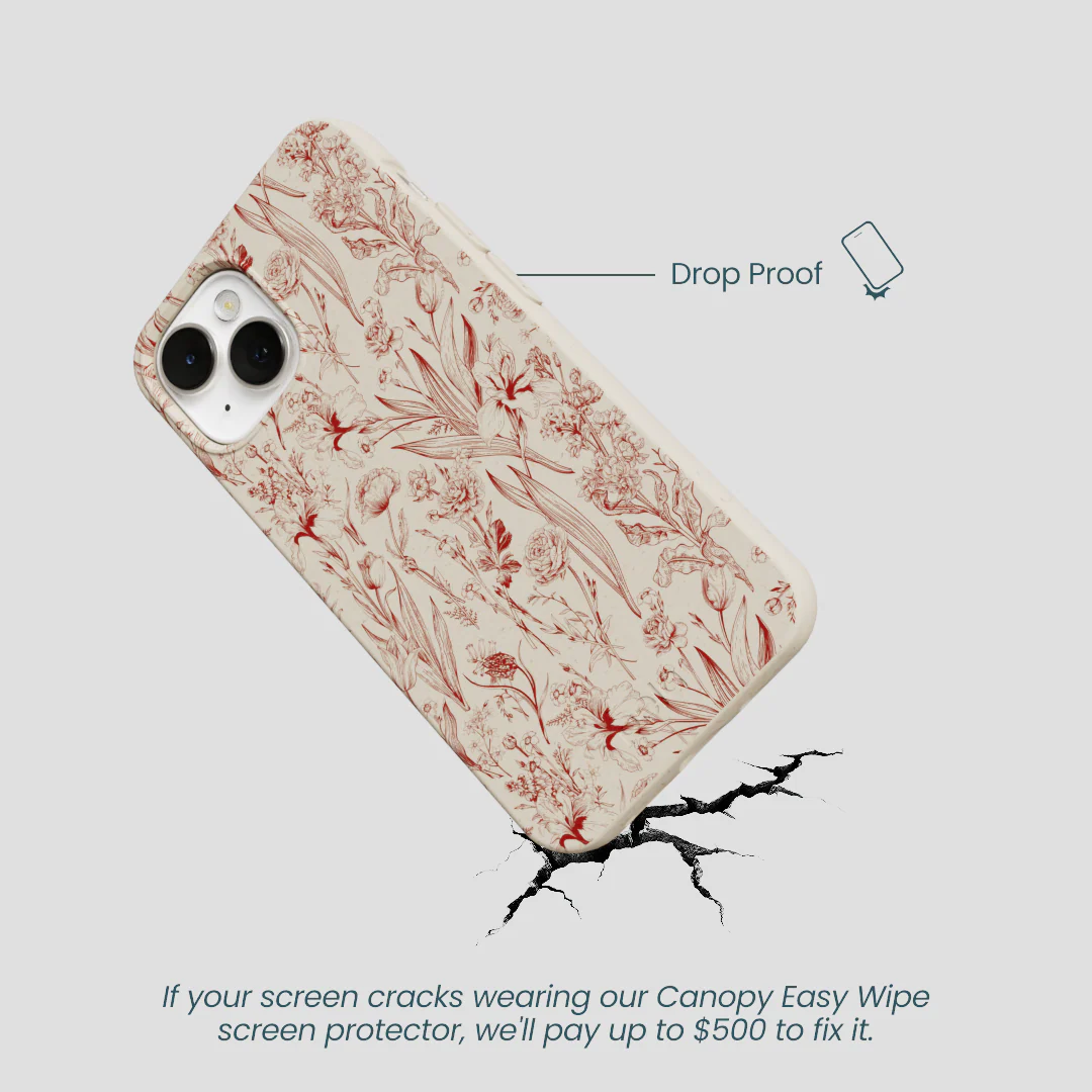 London Fog Crimson Bouquet iPhone 13 Case - Image 5