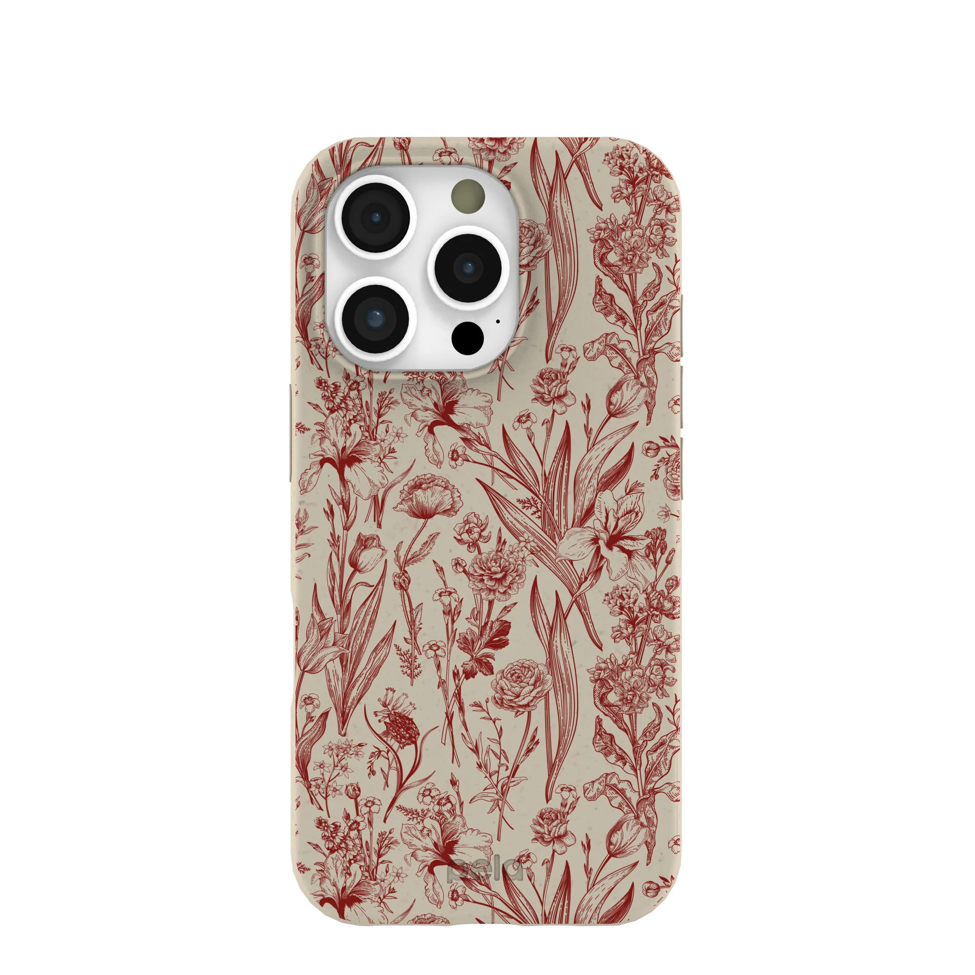 London Fog Crimson Bouquet iPhone 16 Pro Case