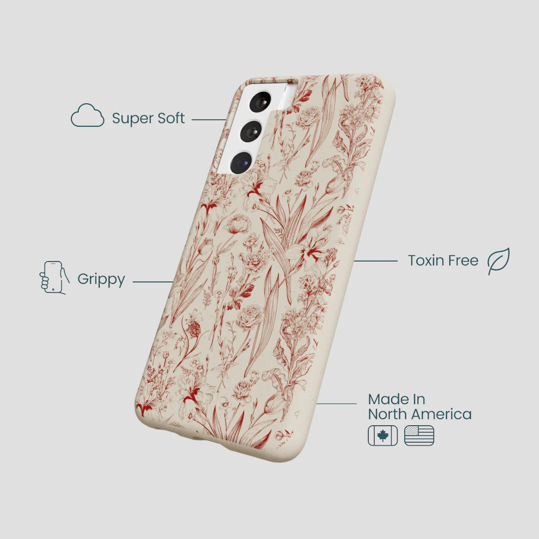 London Fog Crimson Bouquet Samsung Galaxy S21 Case - Image 4