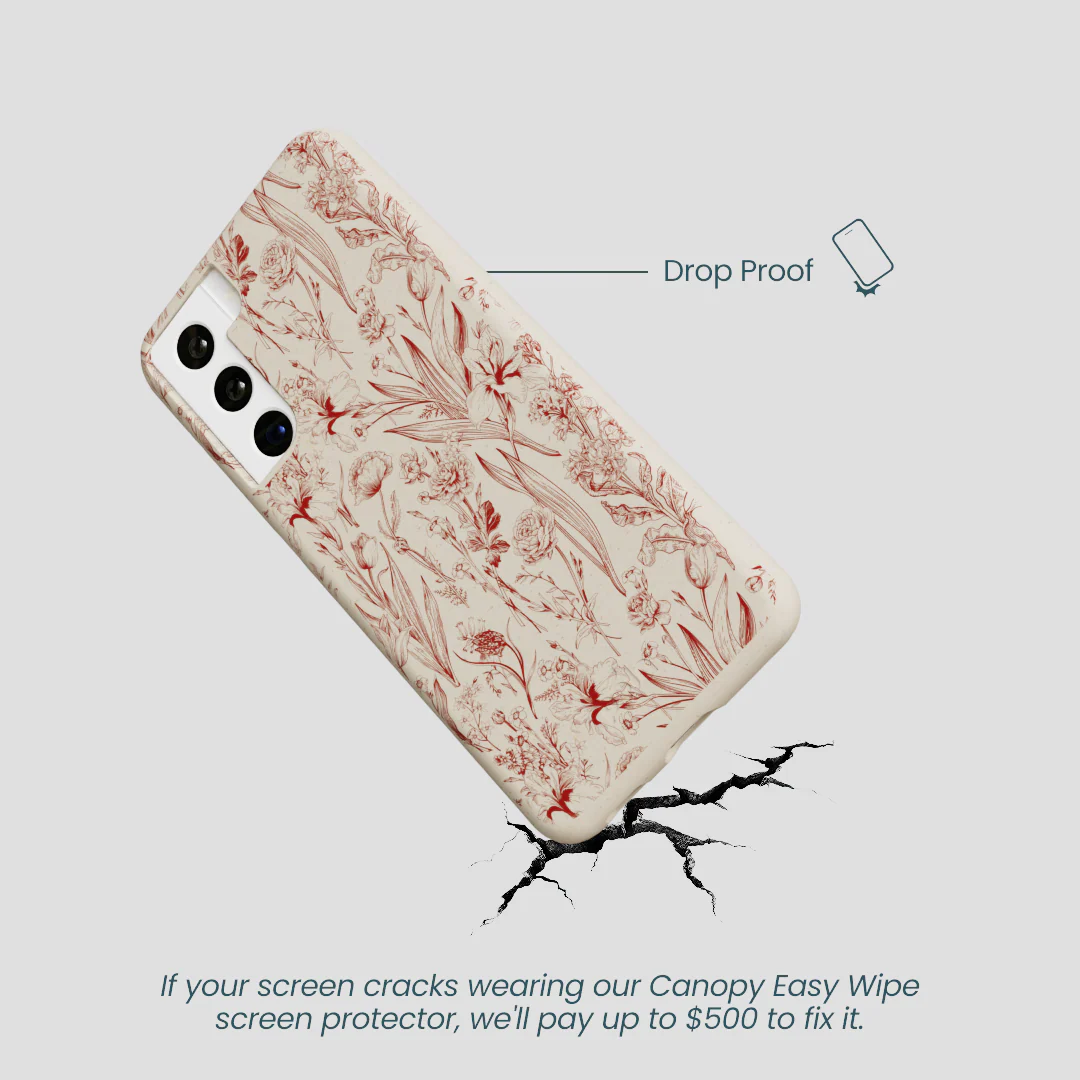 London Fog Crimson Bouquet Samsung Galaxy S22 Case - Image 5