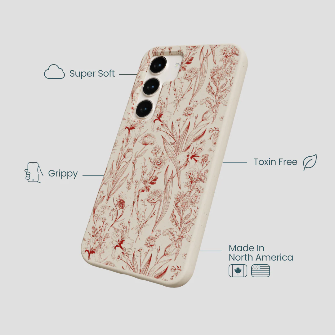 London Fog Crimson Bouquet Samsung Galaxy S23 Case - Image 4
