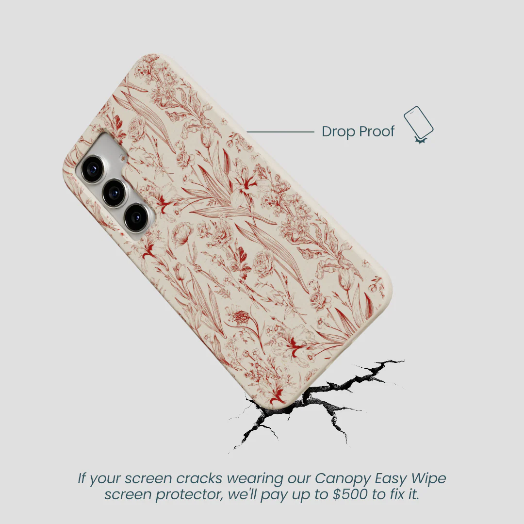 London Fog Crimson Bouquet Samsung Galaxy S25 Case - Image 5