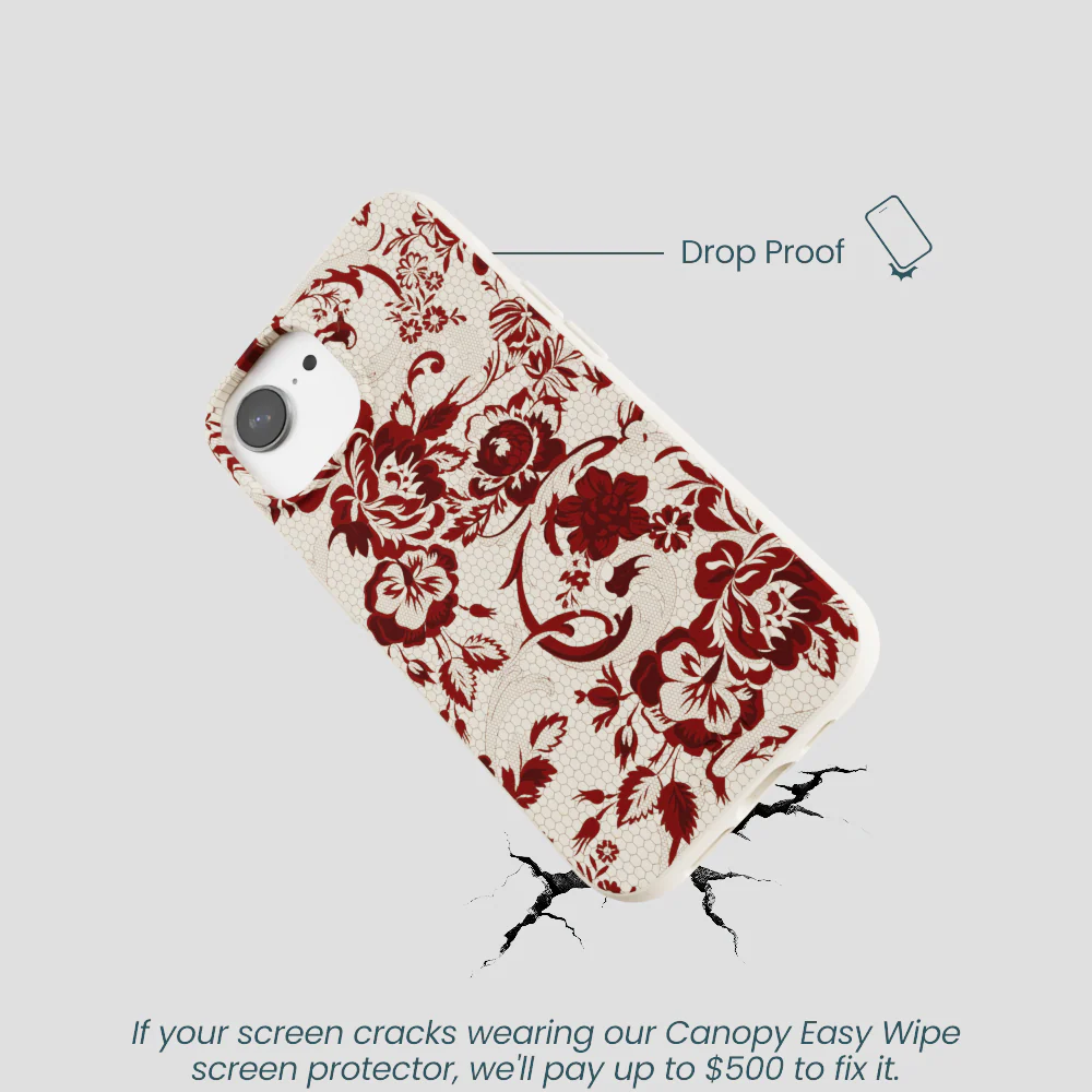 London Fog Crimson Veil iPhone 16e/17e Case - Image 5