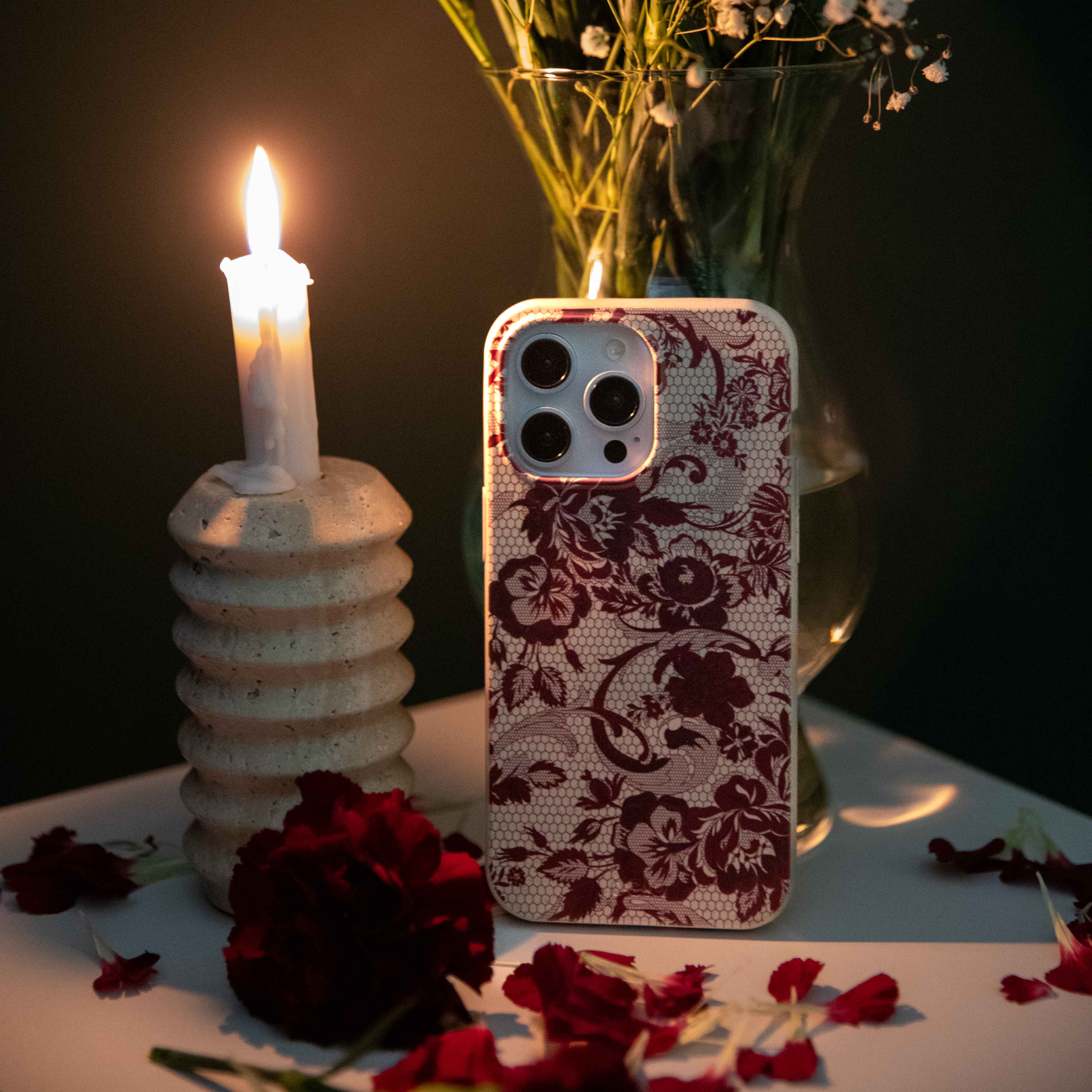 London Fog Crimson Veil iPhone 17 Pro Case - Image 2