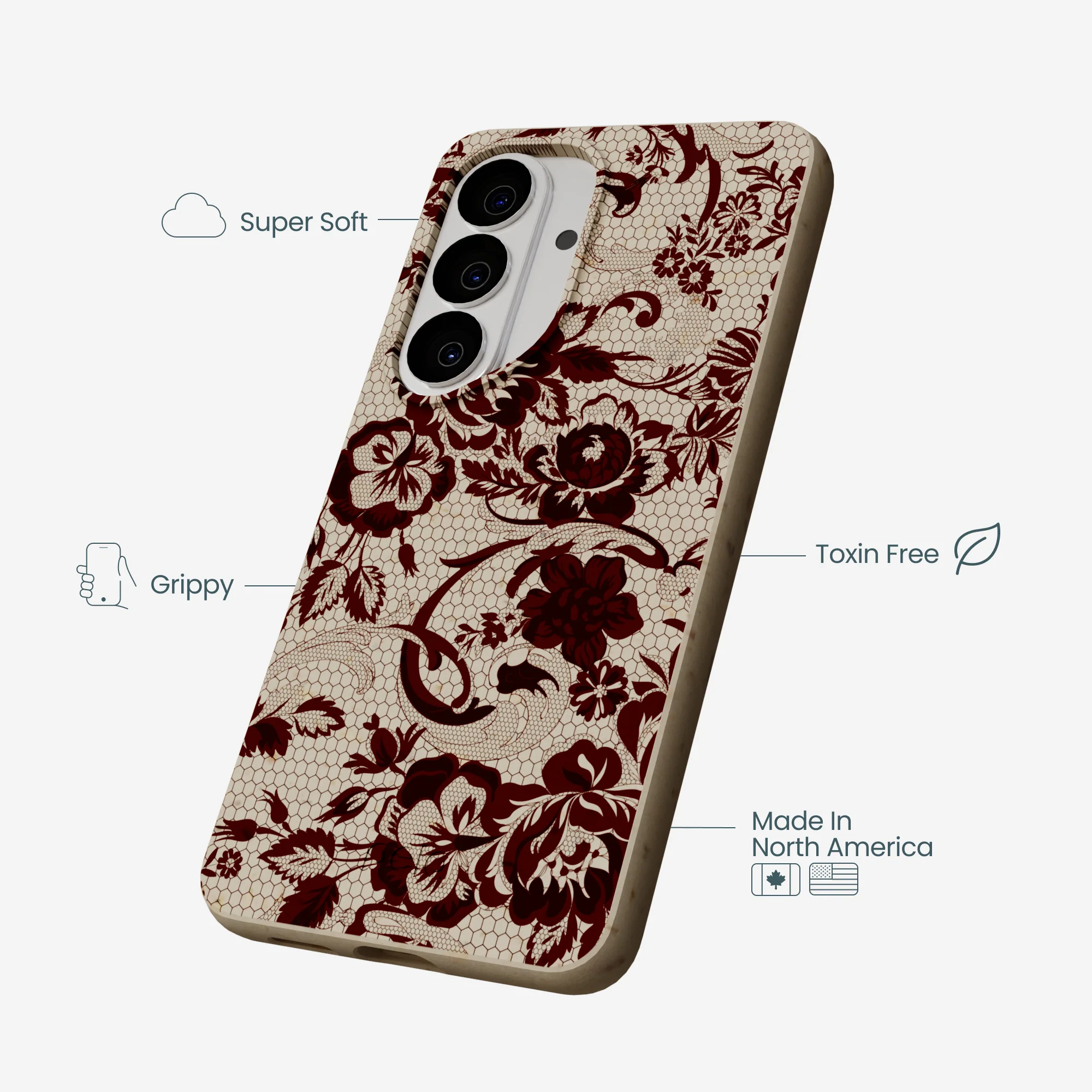 London Fog Crimson Veil Samsung Galaxy S26 Case - Image 4