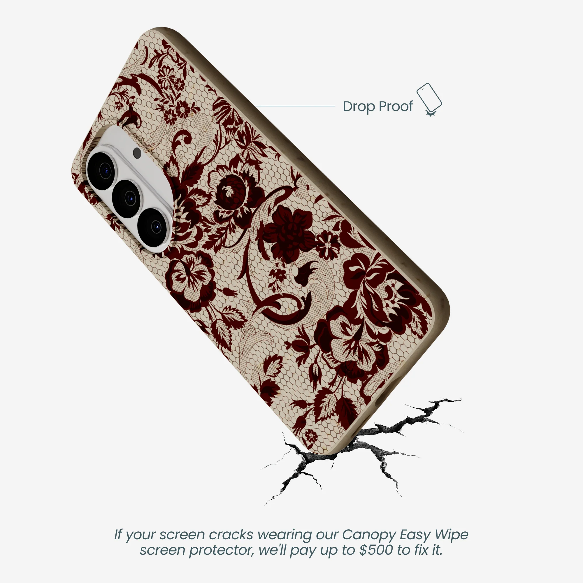 London Fog Crimson Veil Samsung Galaxy S26 Case - Image 5