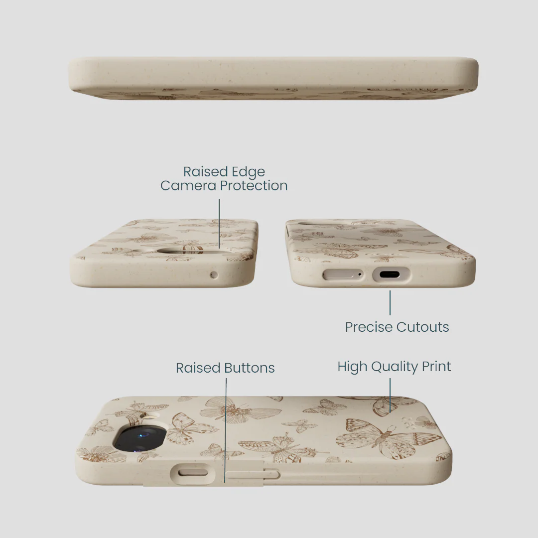 London Fog Delicate Flutters Google Pixel 9a Case - Image 3